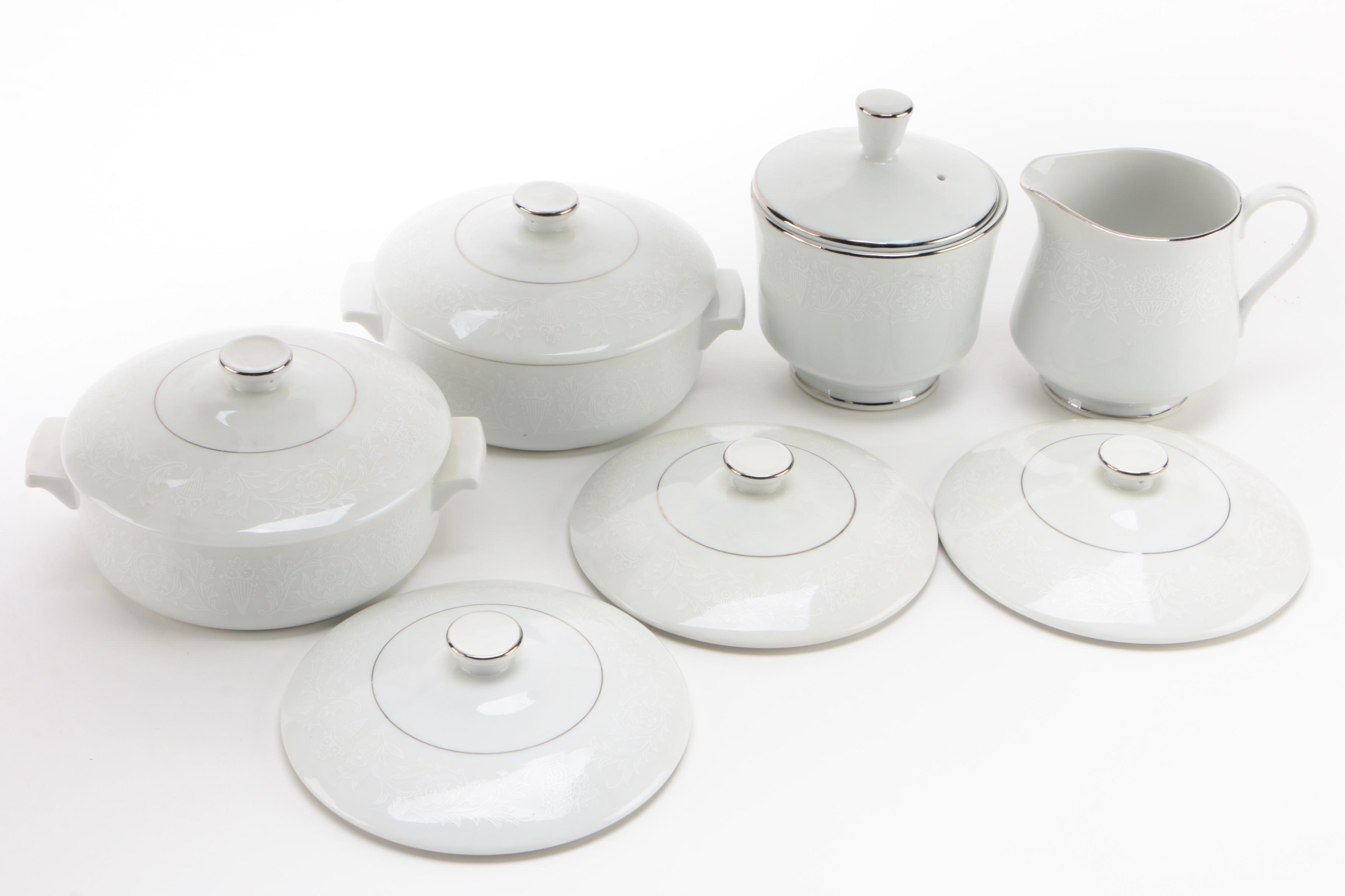 Crown Victoria "Lovelace" Bone China Dinner and Serveware