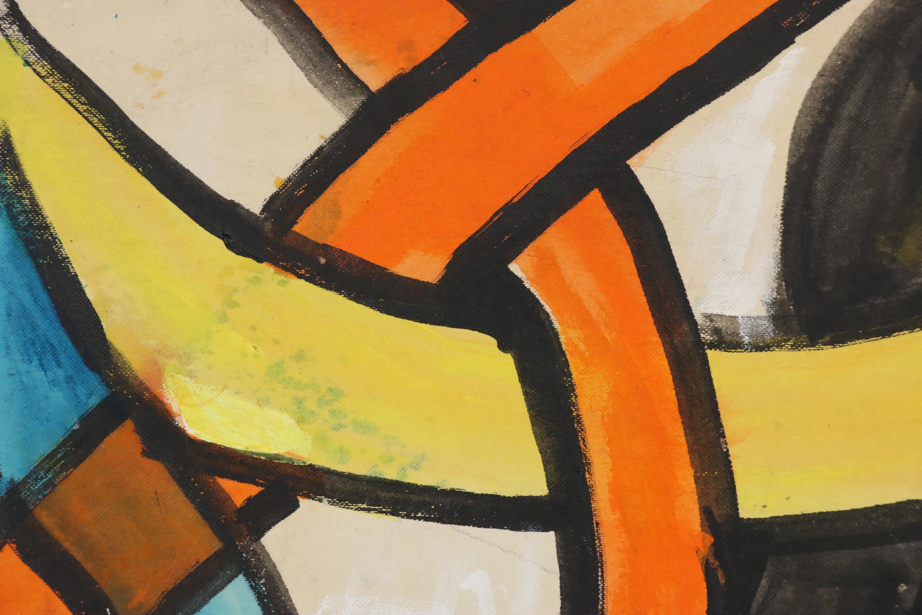 Charles Tullio Abstract Acrylic Paintings