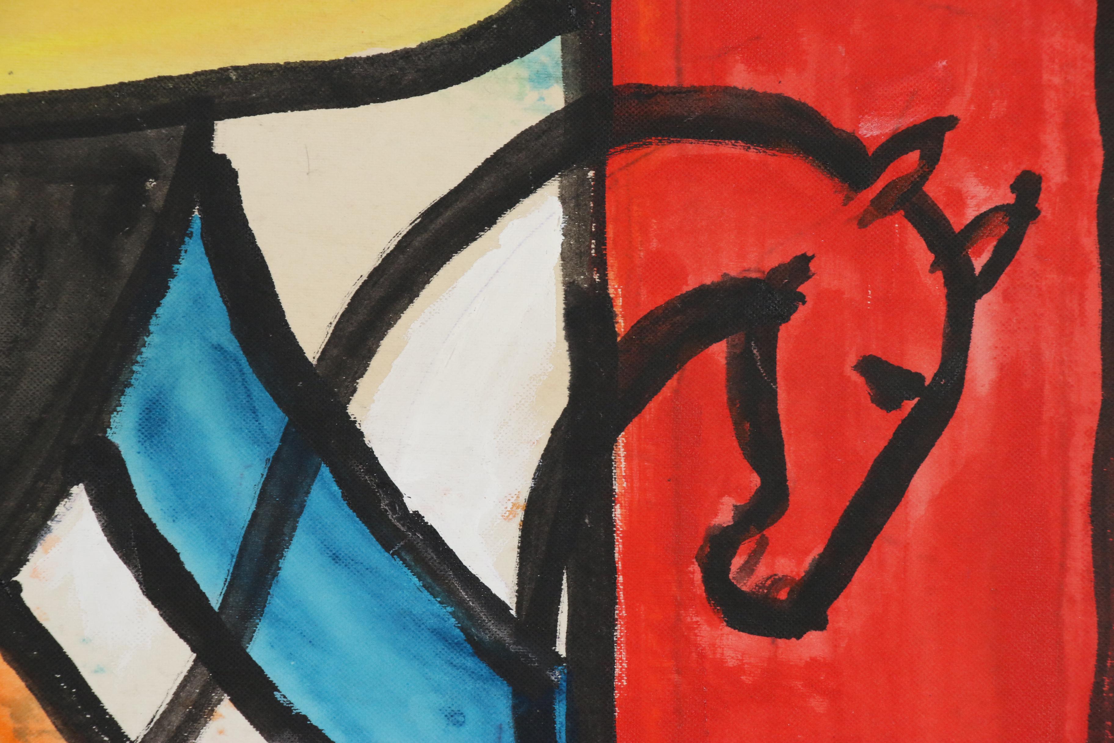 Charles Tullio Abstract Acrylic Paintings