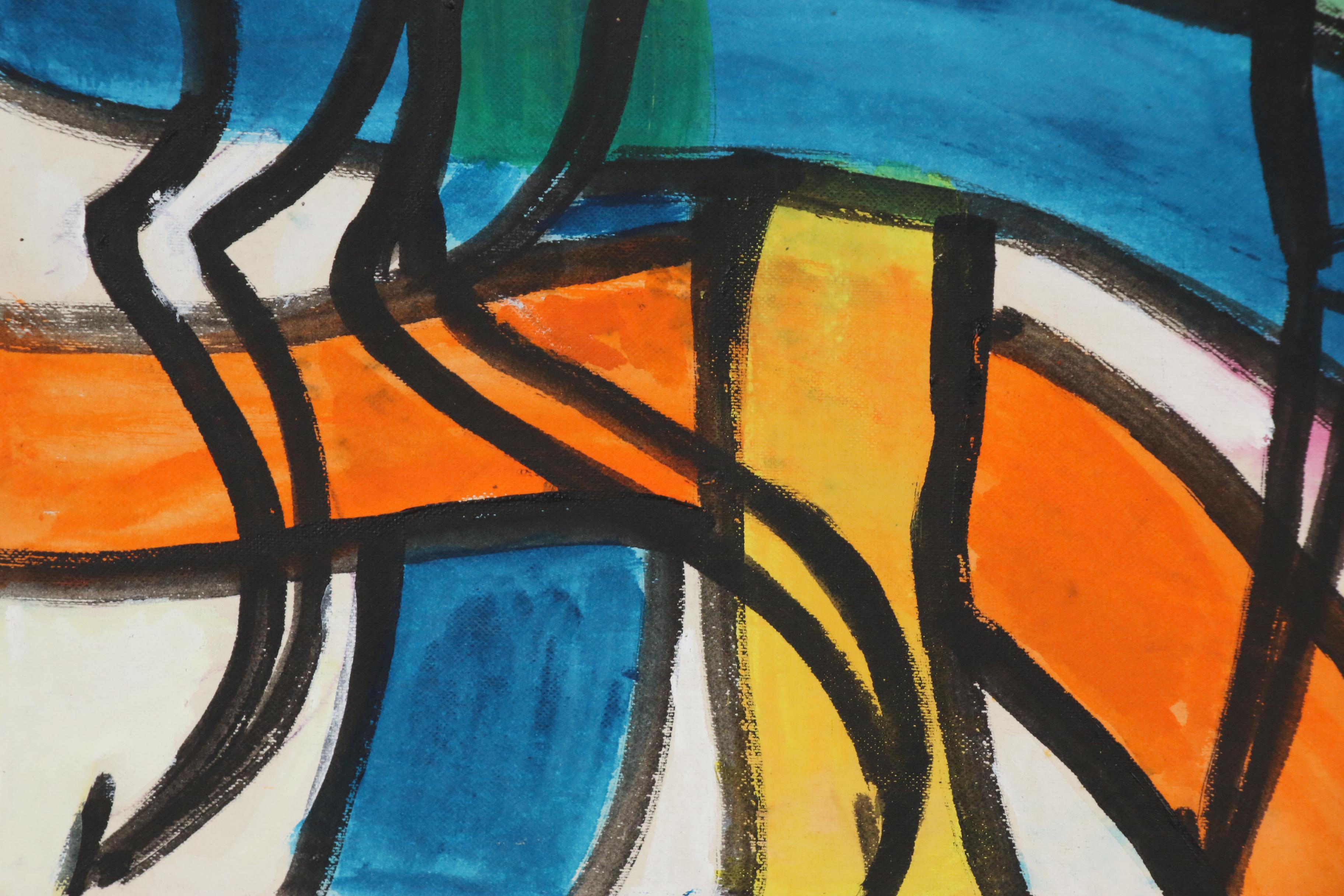 Charles Tullio Abstract Acrylic Paintings