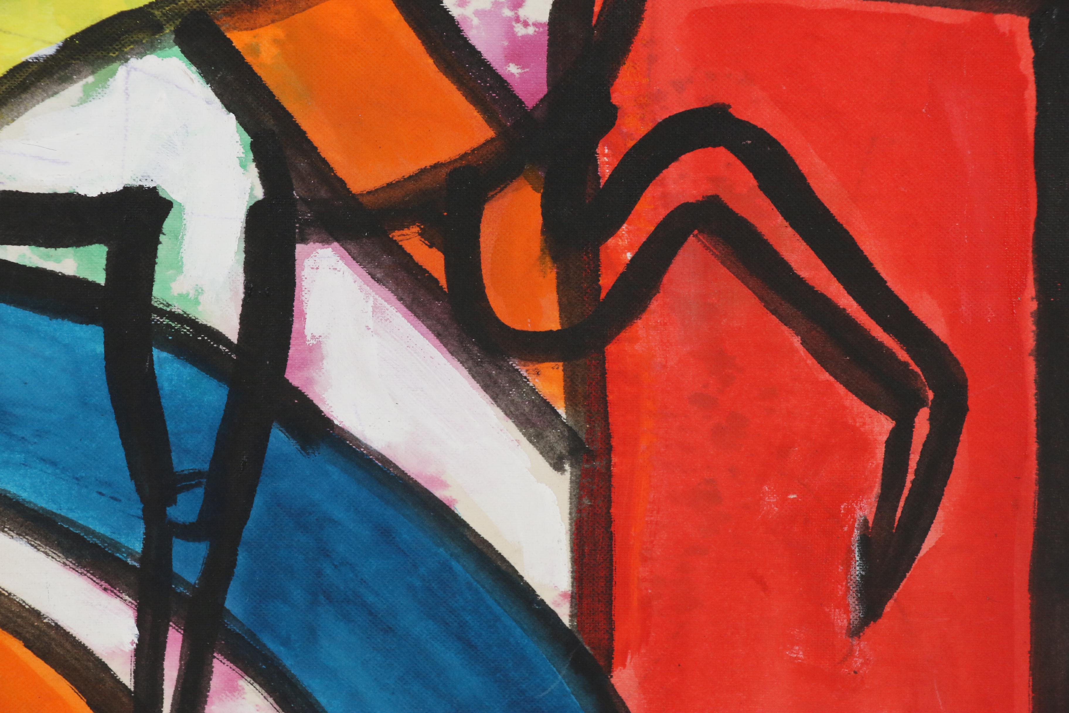 Charles Tullio Abstract Acrylic Paintings