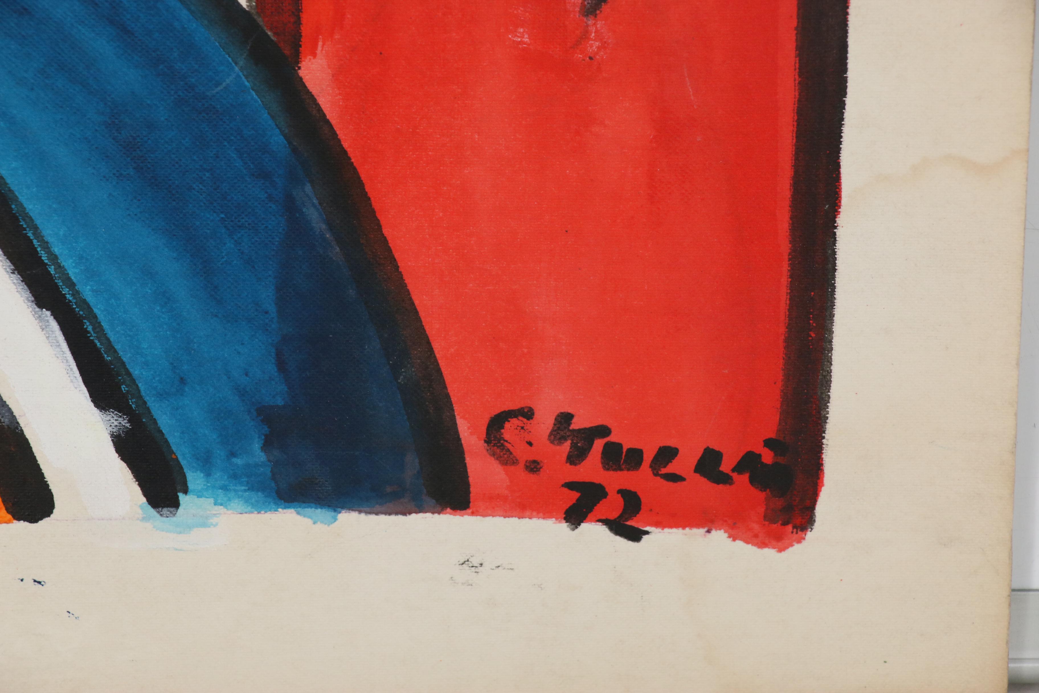 Charles Tullio Abstract Acrylic Paintings