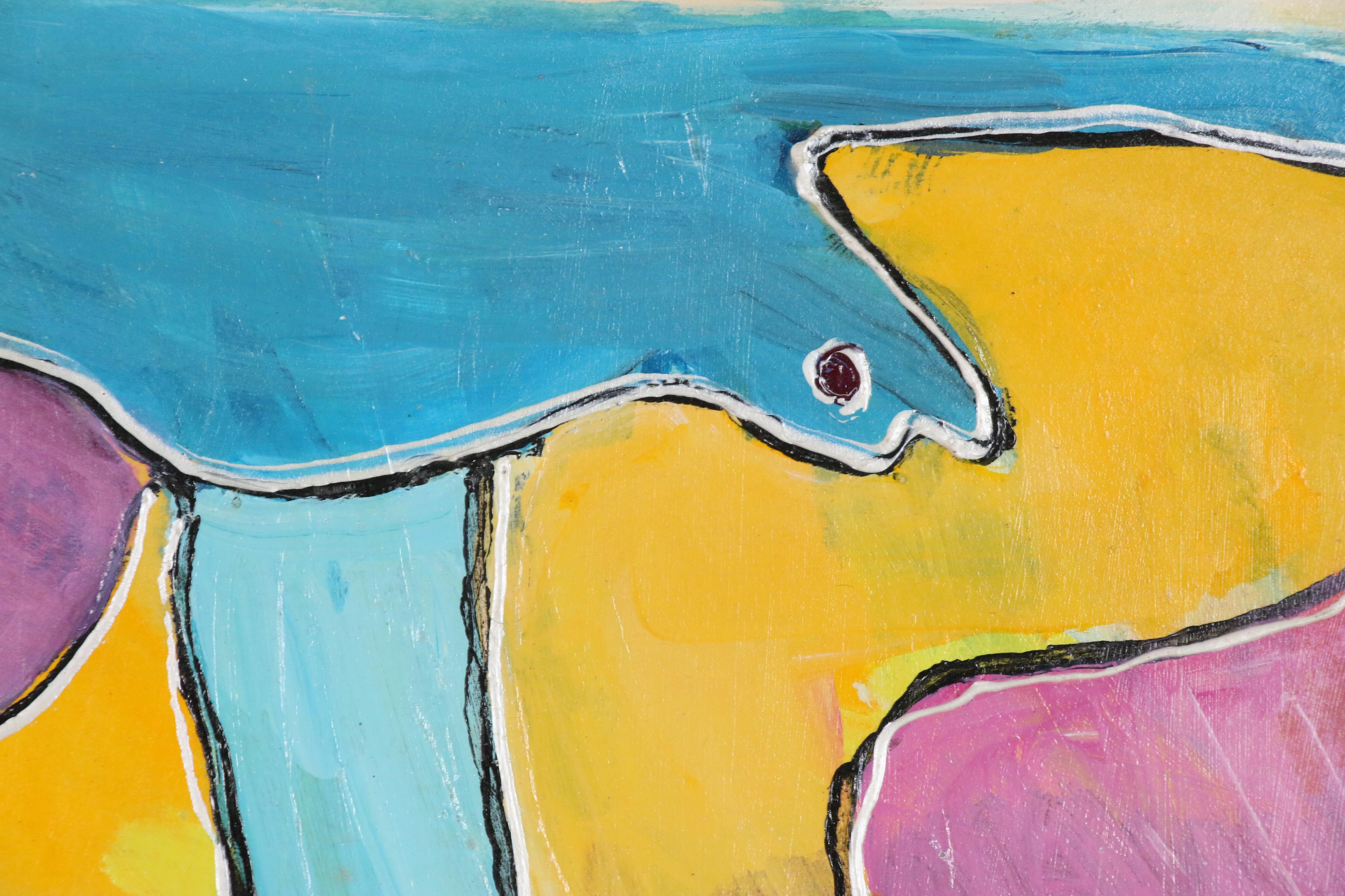 Charles Tullio Abstract Acrylic Paintings