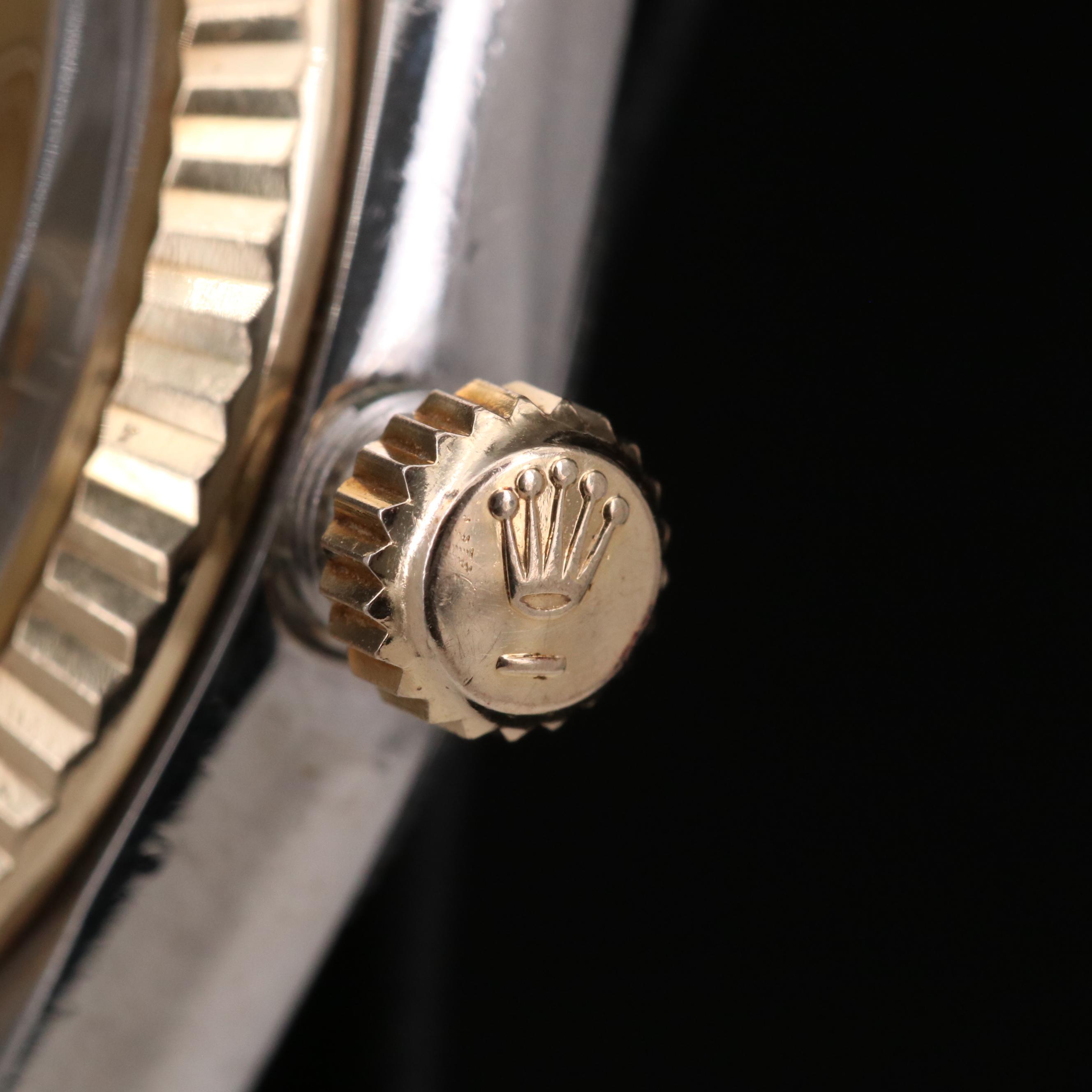Stainless Steel and 14K Gold Rolex Datejust Automatic Watch,1981