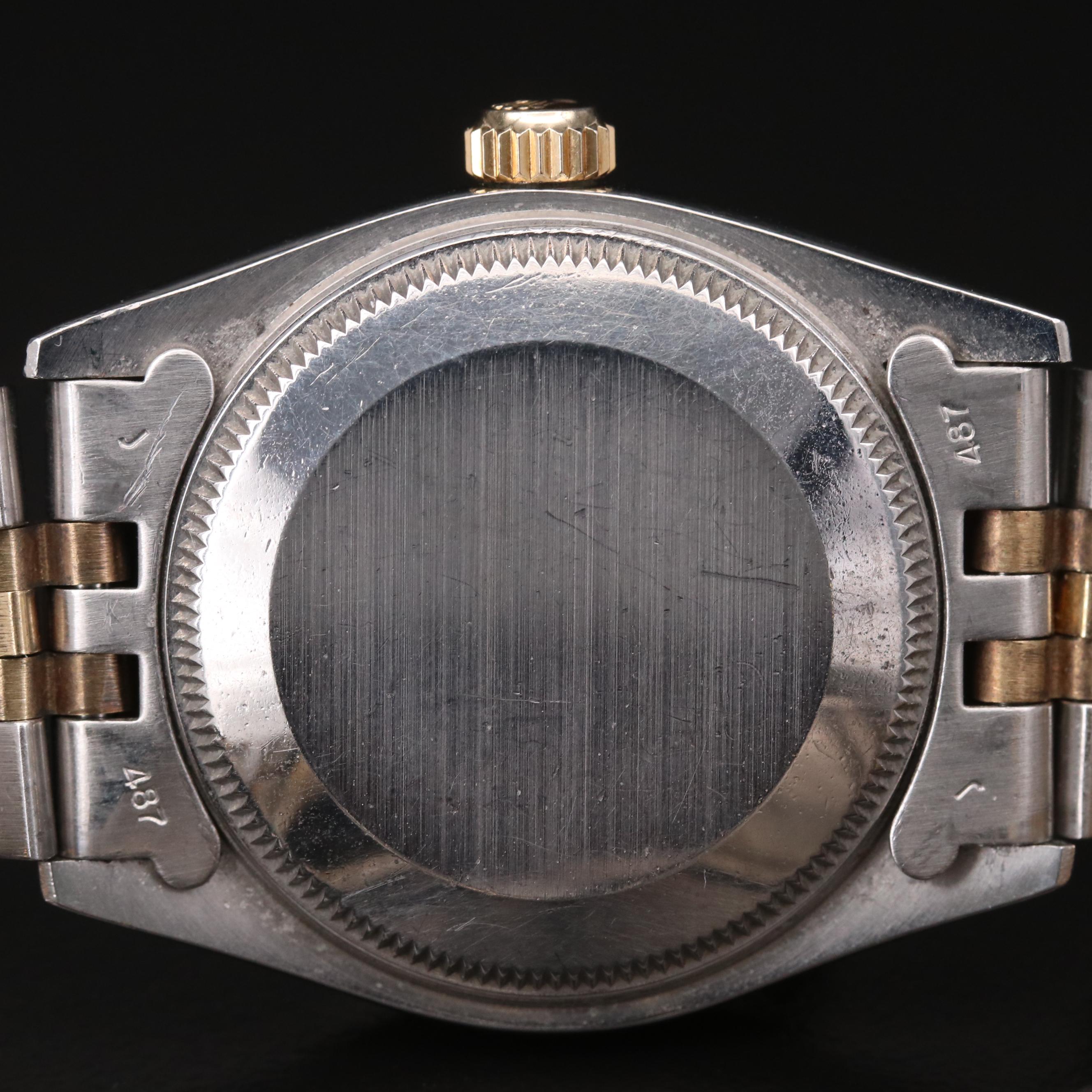 Stainless Steel and 14K Gold Rolex Datejust Automatic Watch,1981