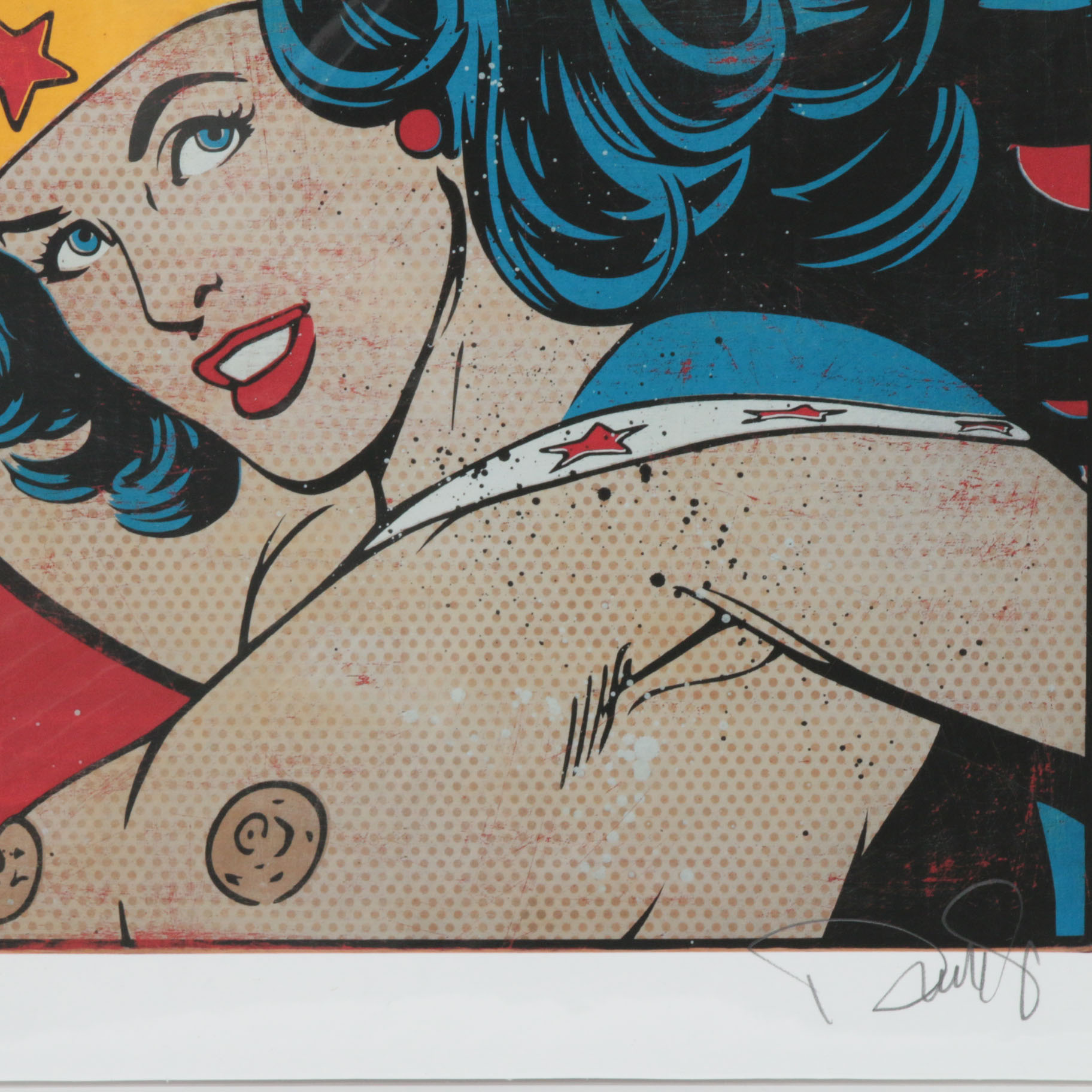 Enjoy Denial Pop Art Giclée "Burn Your Wonder Bra!"