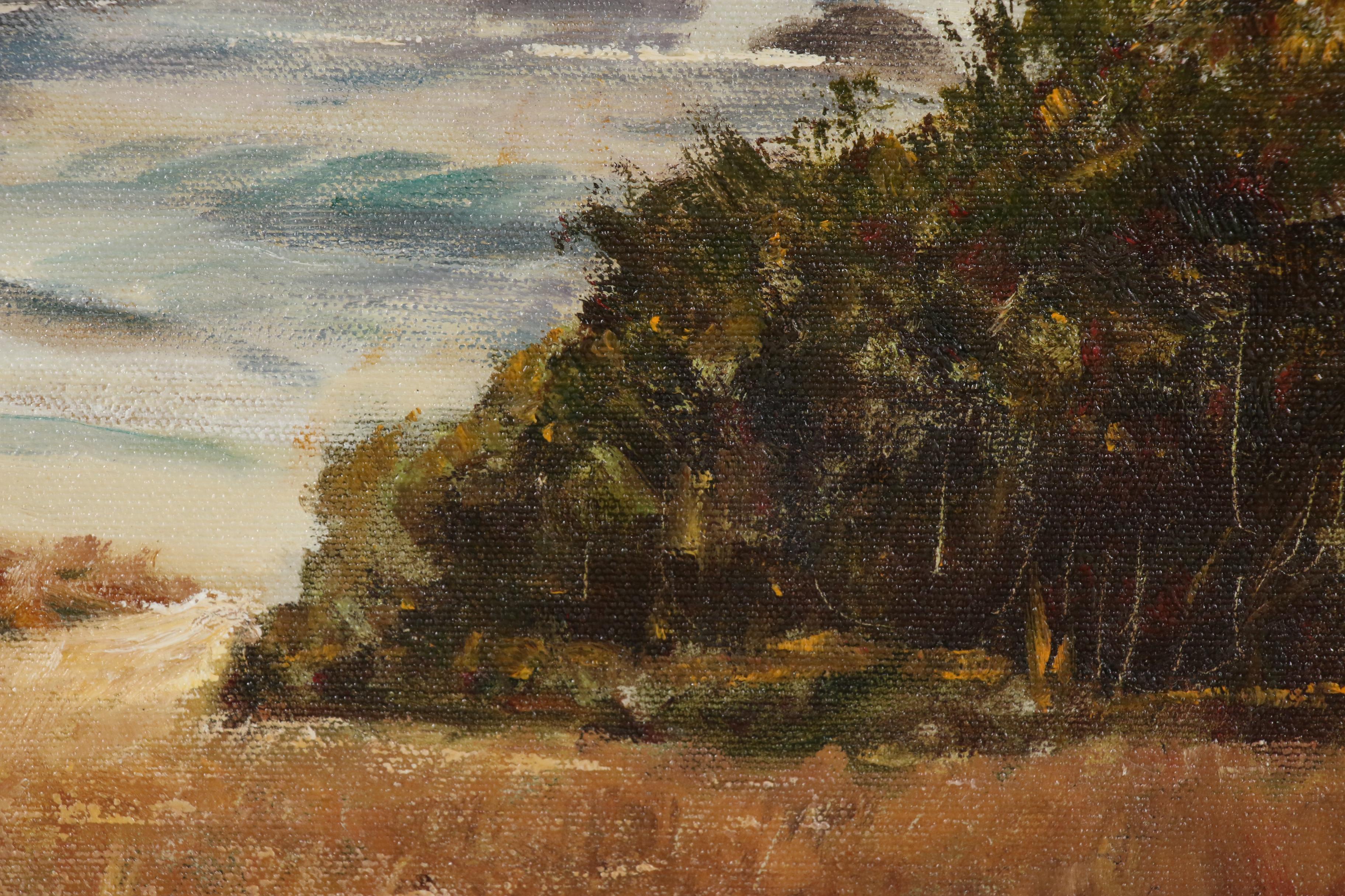 Richard V. Johnson Seascape Oil Painting, 1990