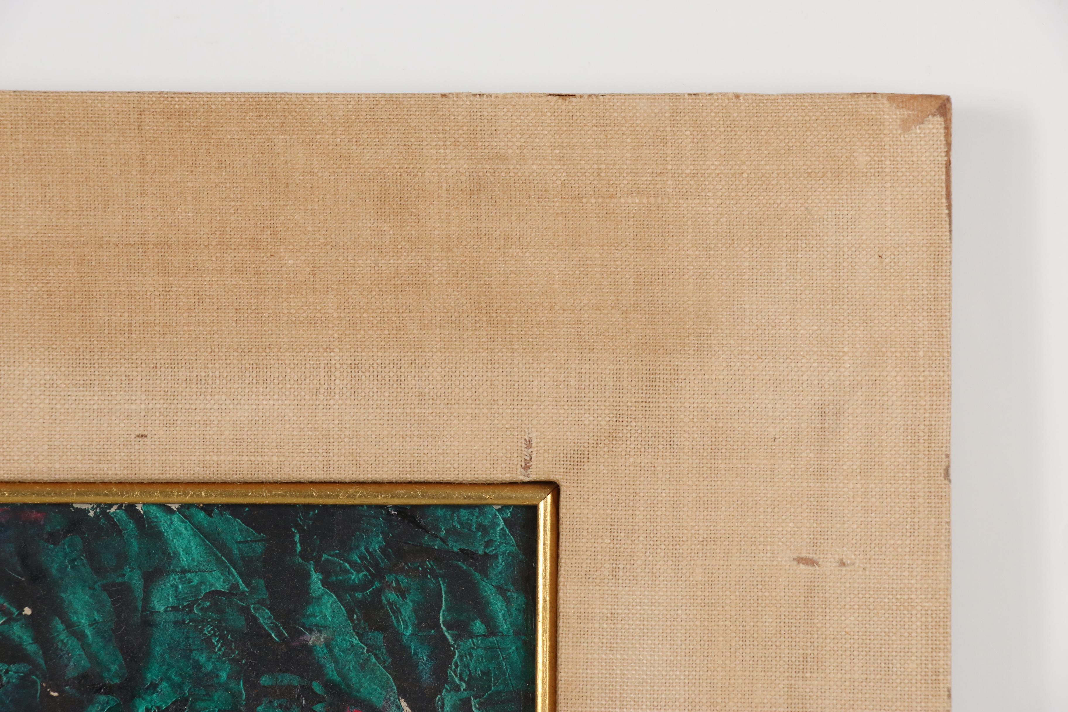 Shirely Firestone Abstract Oil Painting "The Trip", 1966