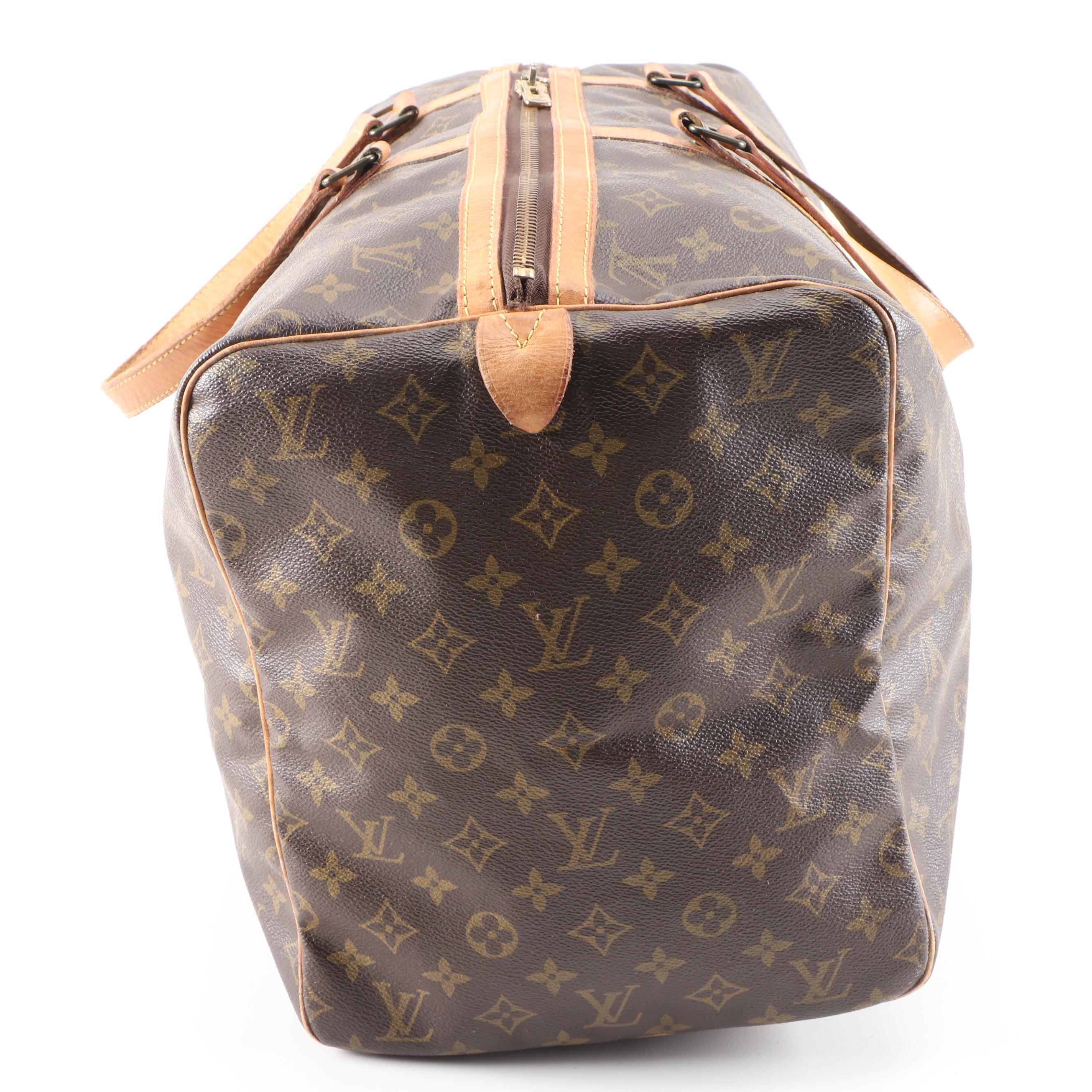 Louis Vuitton Sac Souple 55 in Monogram Canvas and Leather