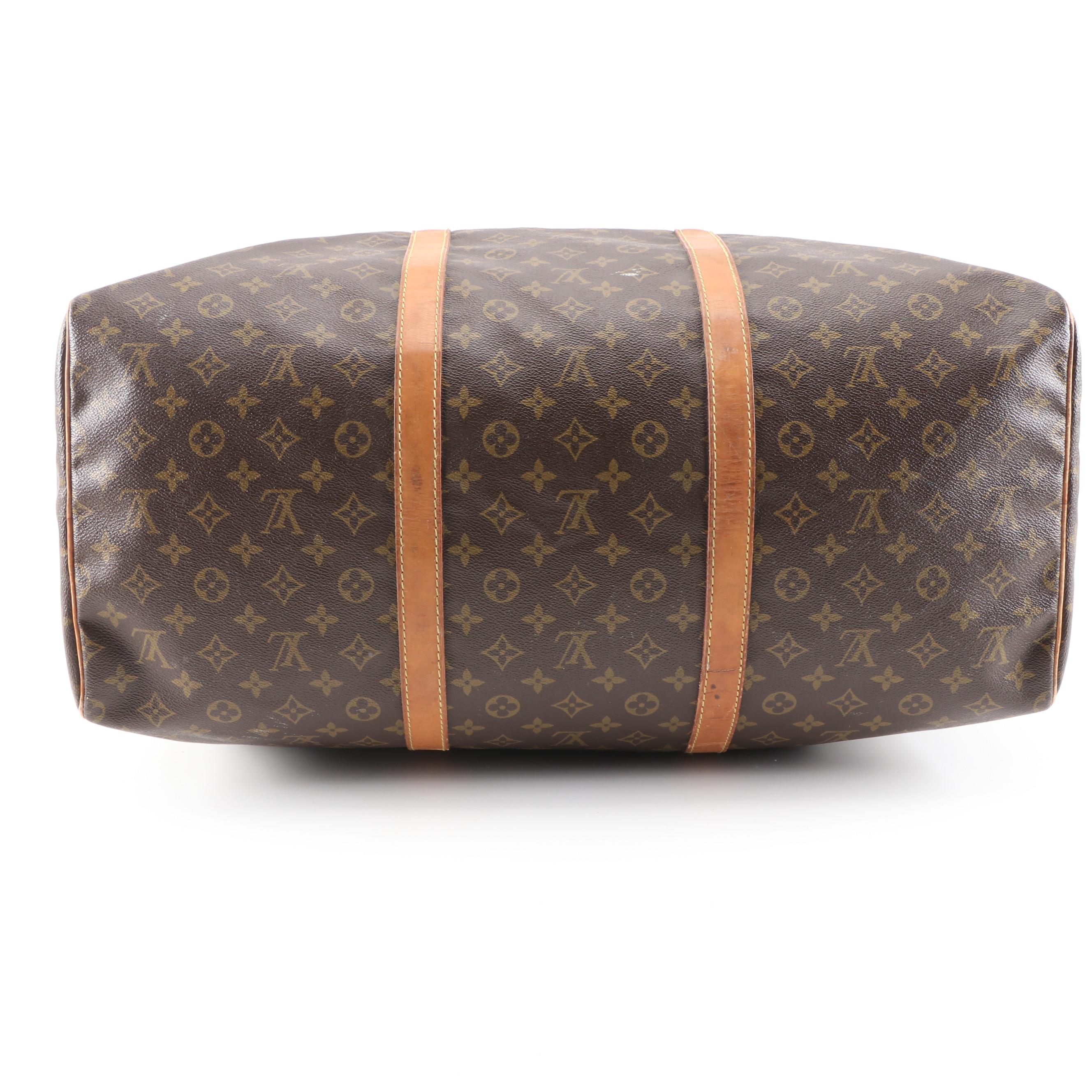 Louis Vuitton Sac Souple 55 in Monogram Canvas and Leather