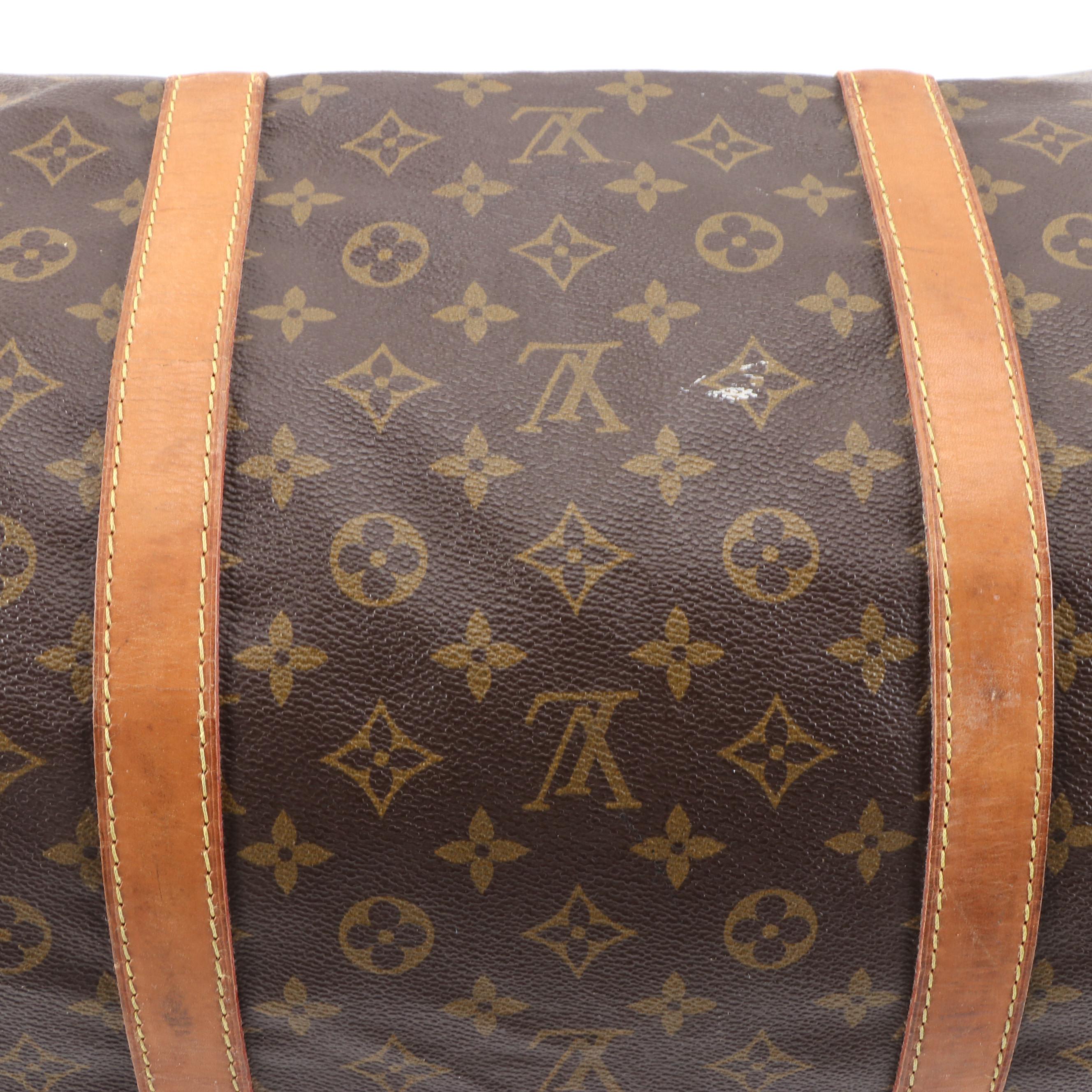 Louis Vuitton Sac Souple 55 in Monogram Canvas and Leather