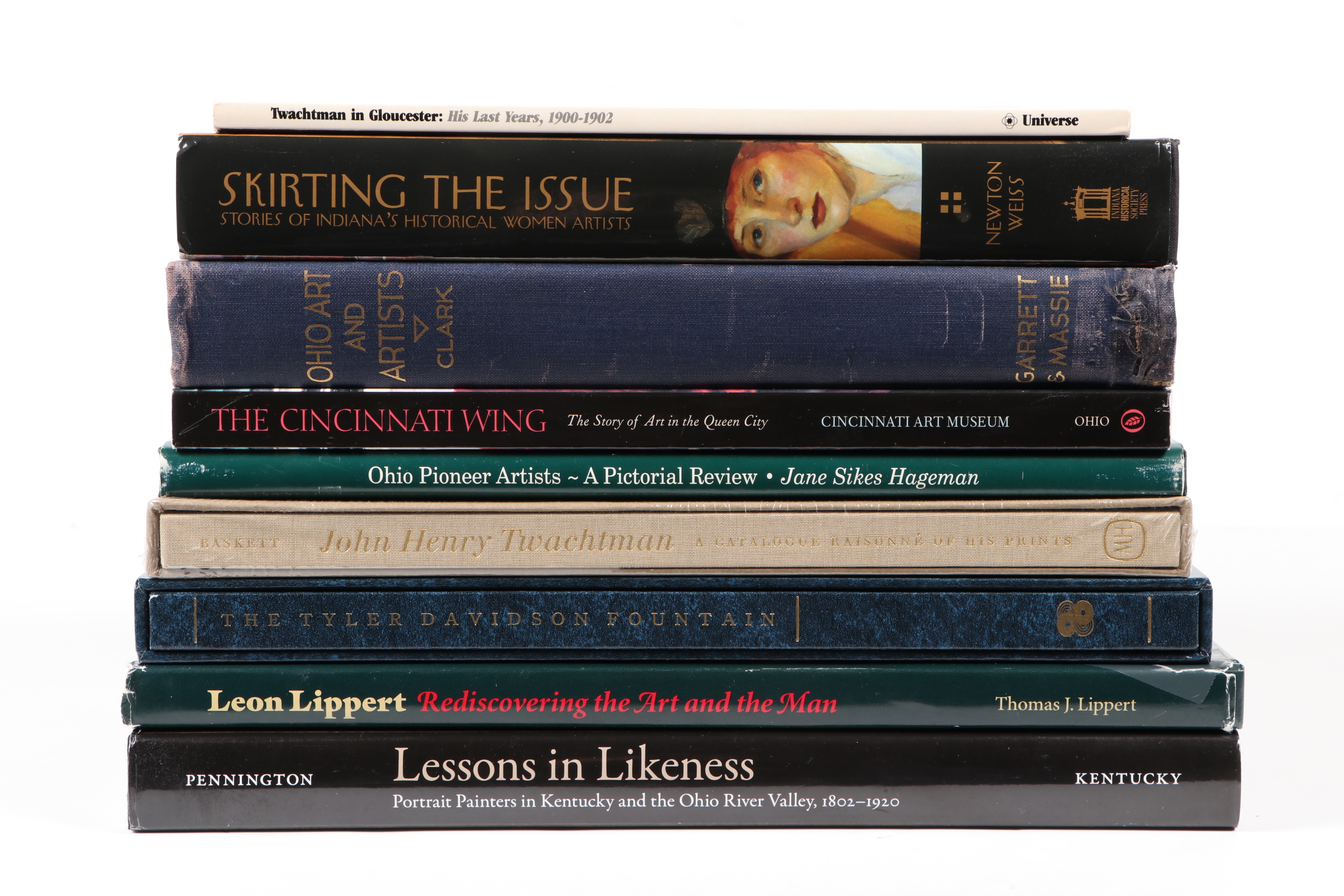 1932 First Edition "Ohio Art and Artists" by Clark with Other Midwest Art Books