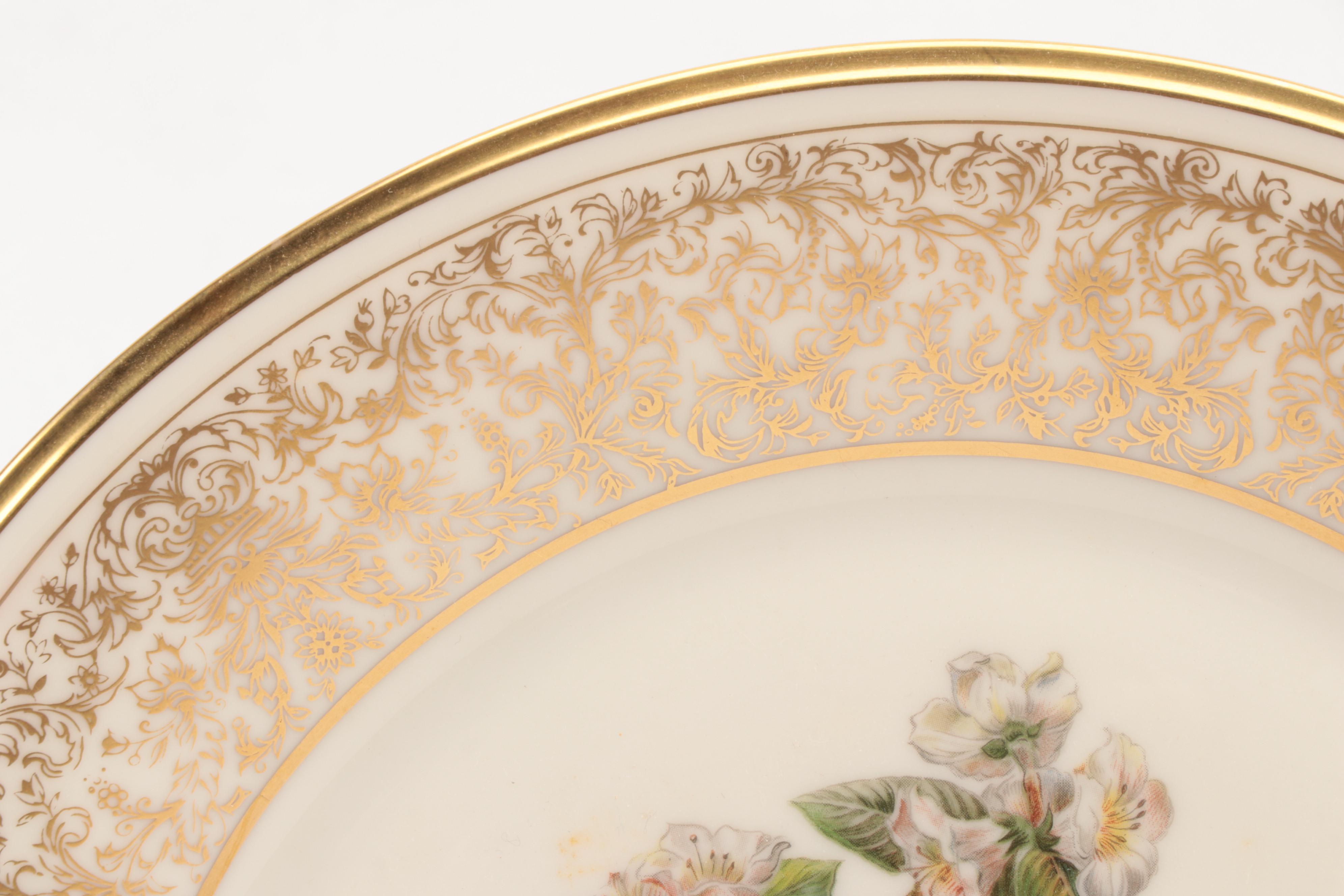 Lenox Limited Edition "Boehm Birds" Dinner Plates, 1970 and 1978