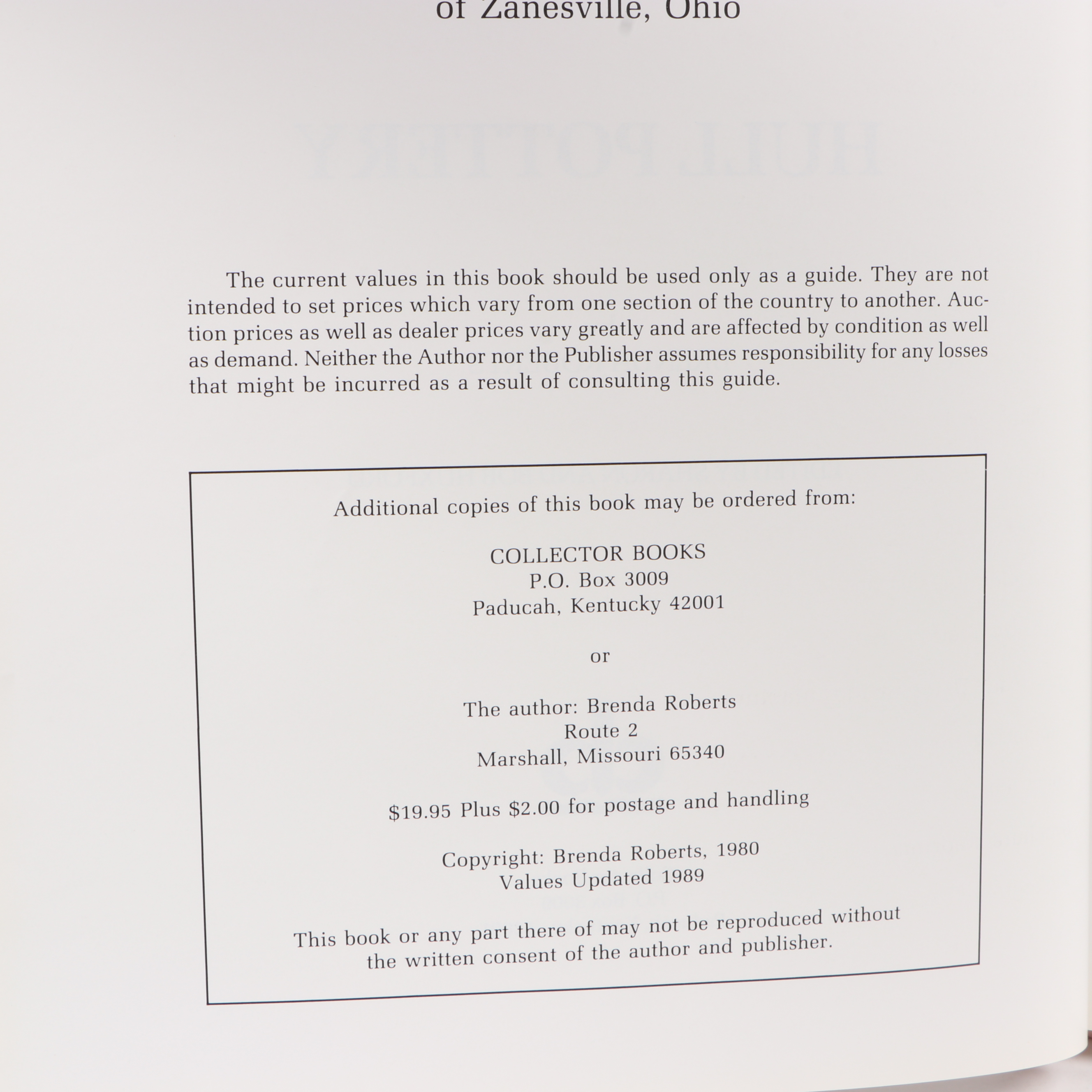 Art Pottery, Porcelain and Ceramics for the Collector Including First Editions