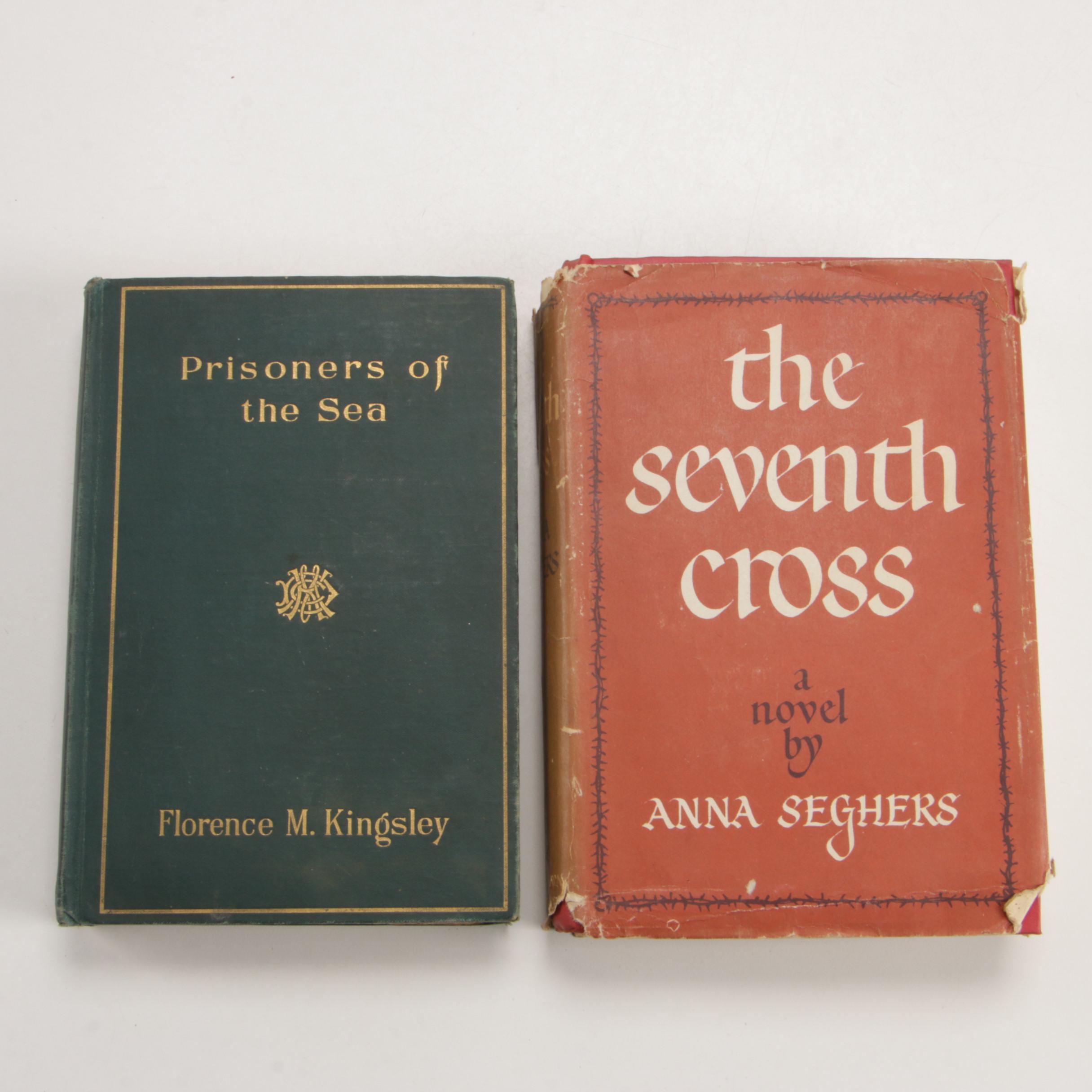 1942 First Edition "The Seventh Cross" by Seghers with Additional Volumes