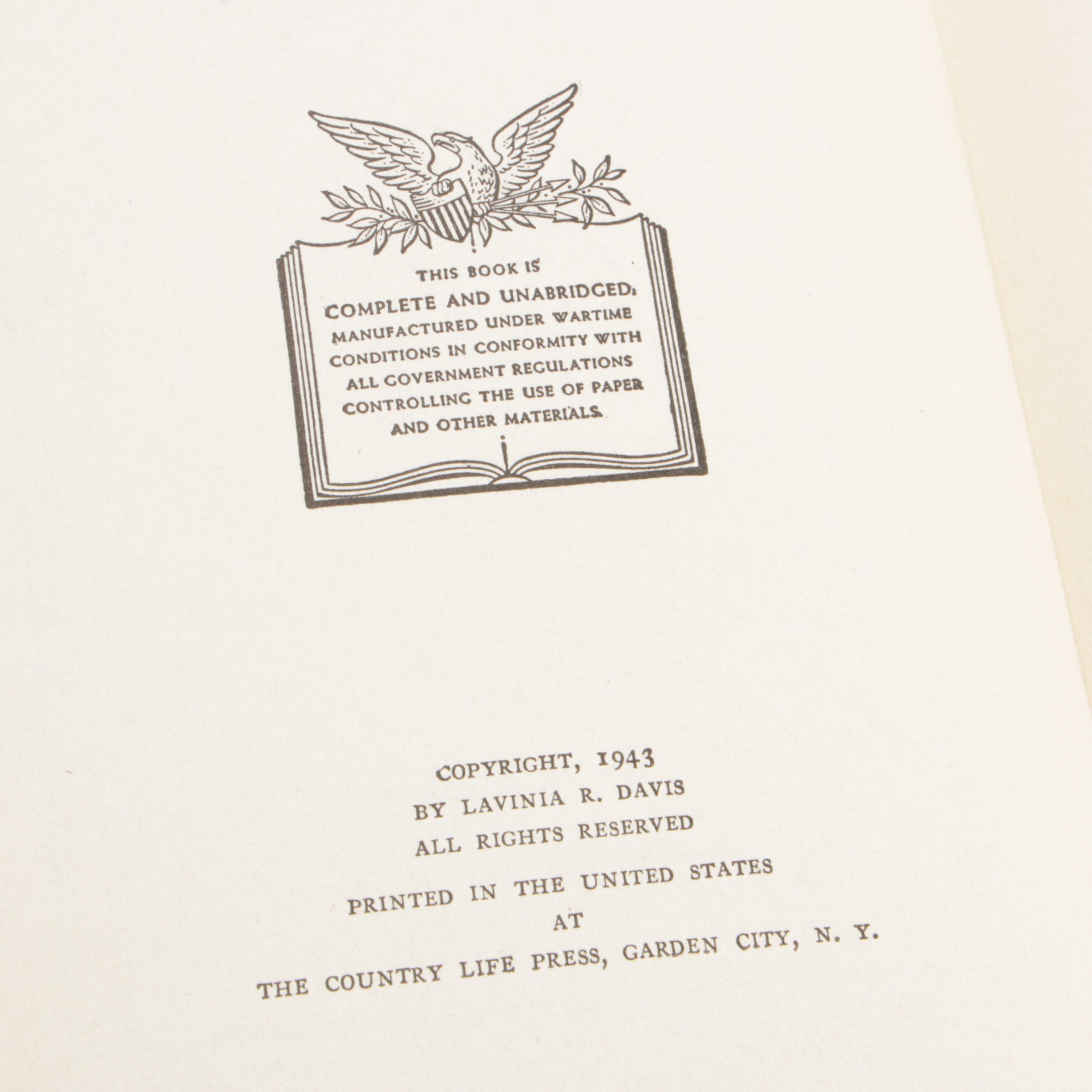 1942 First Edition "The Seventh Cross" by Seghers with Additional Volumes