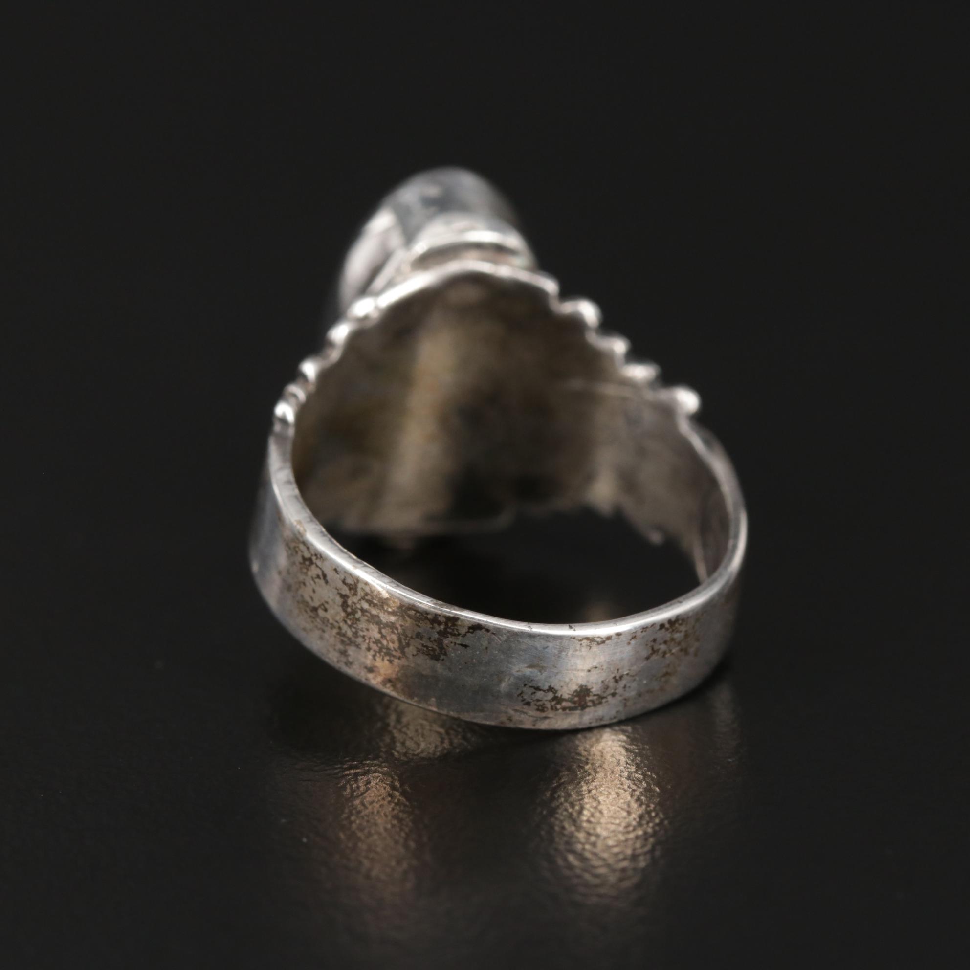 Jack Whittaker Navajo Diné Turquoise Ring and Signed Southwestern Style Necklace