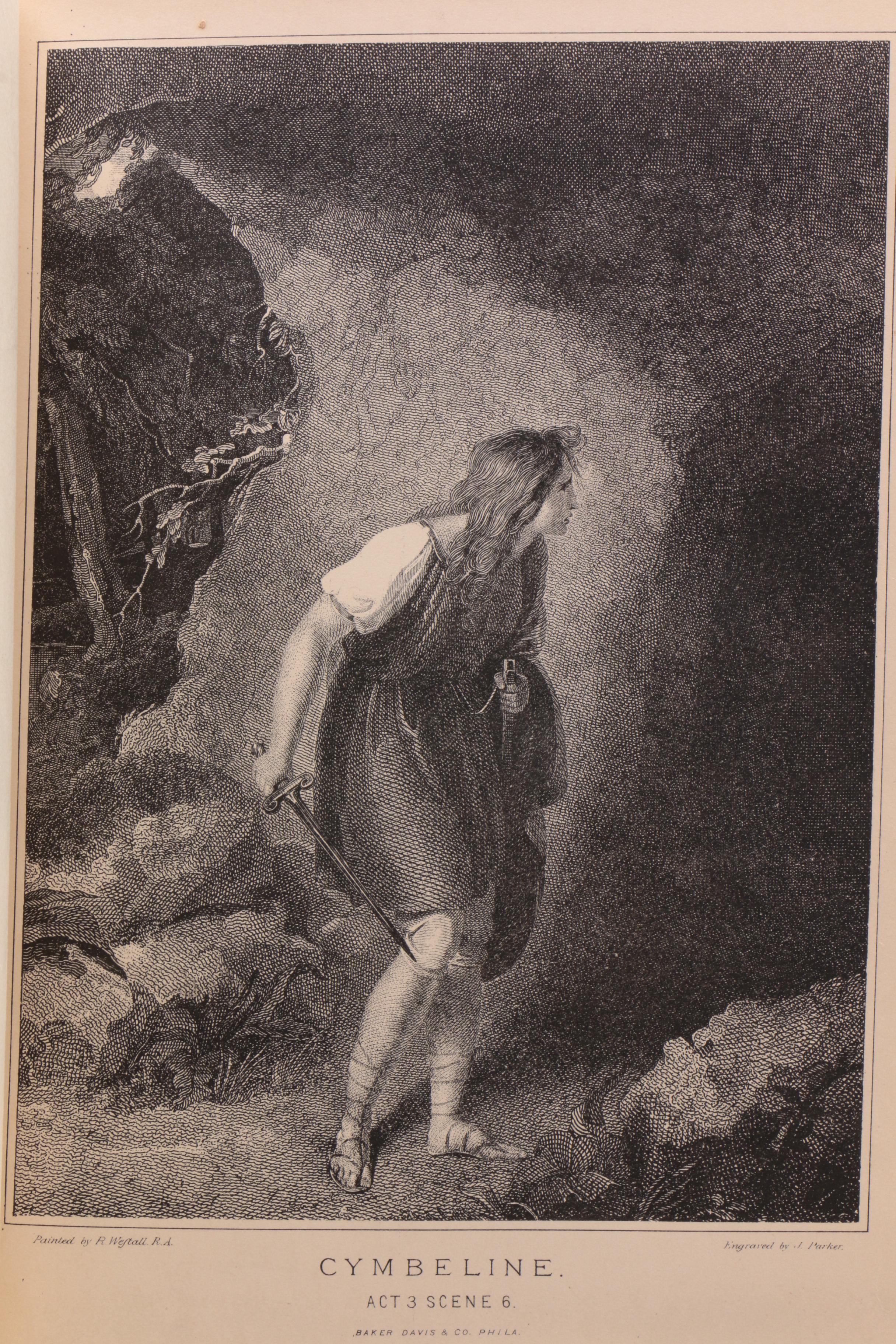 1876 Leather Bound "The Complete Works of William Shakespeare"