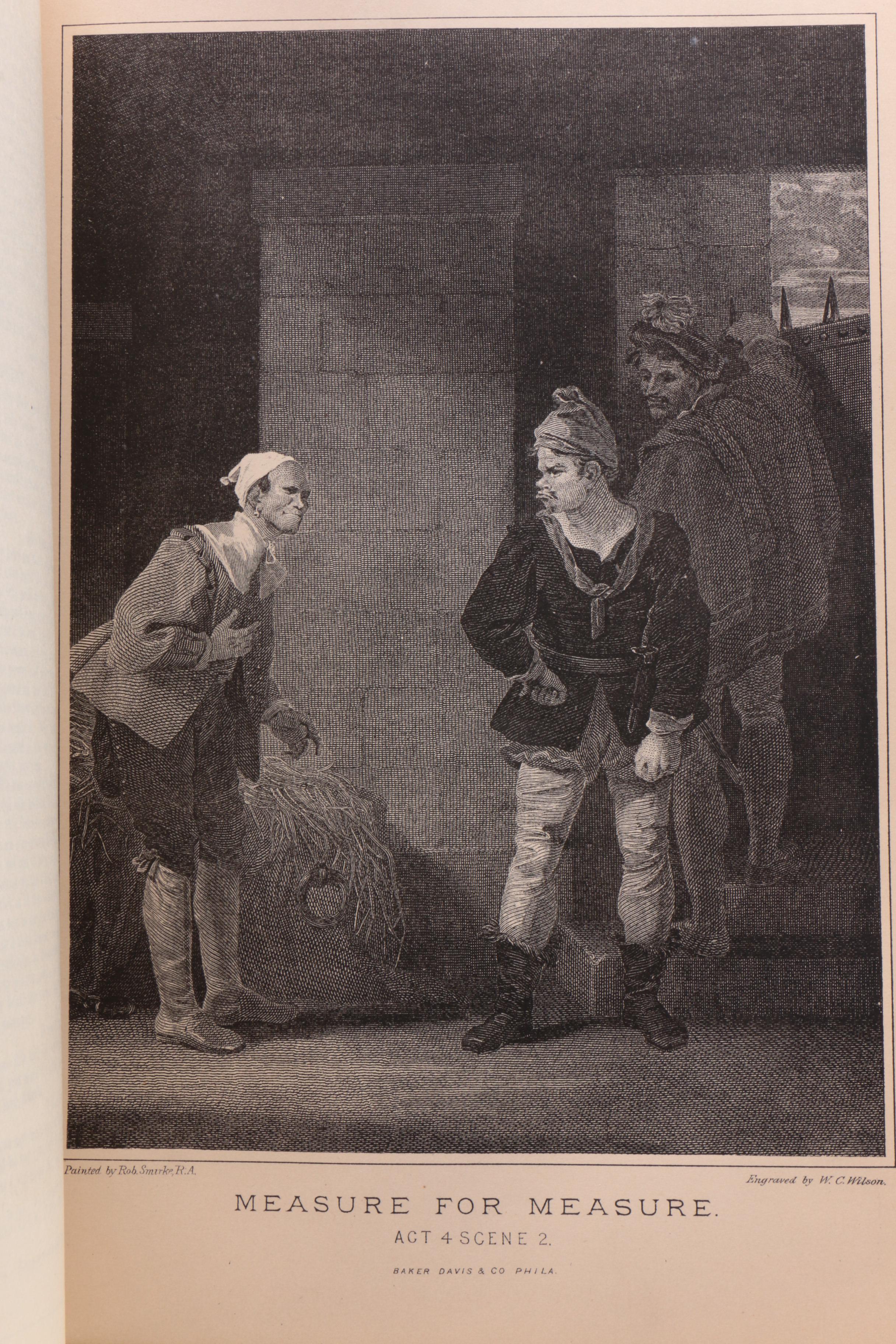 1876 Leather Bound "The Complete Works of William Shakespeare"