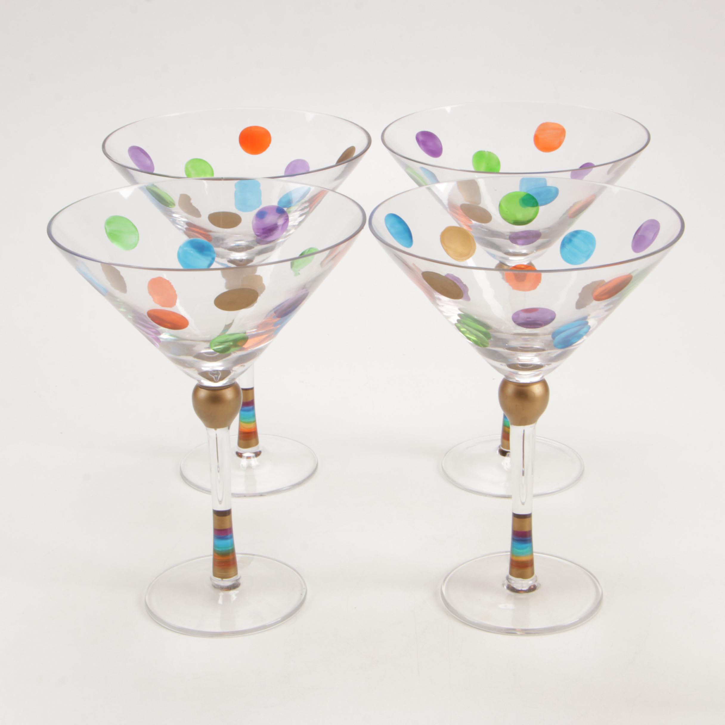 Momo Panache Crystal "Cheers" Stemware, Tumblers and Pitcher, 2009 - 2016