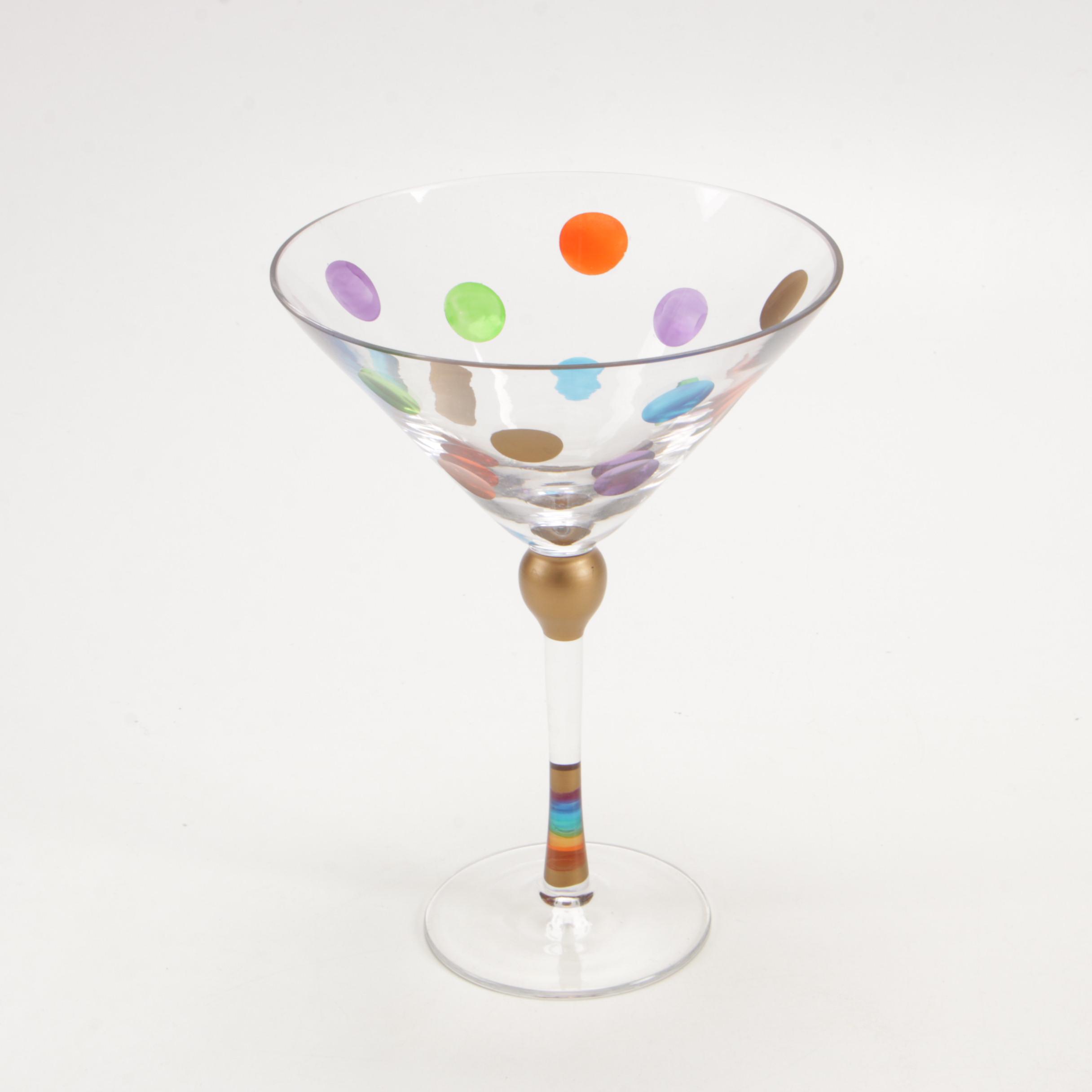 Momo Panache Crystal "Cheers" Stemware, Tumblers and Pitcher, 2009 - 2016