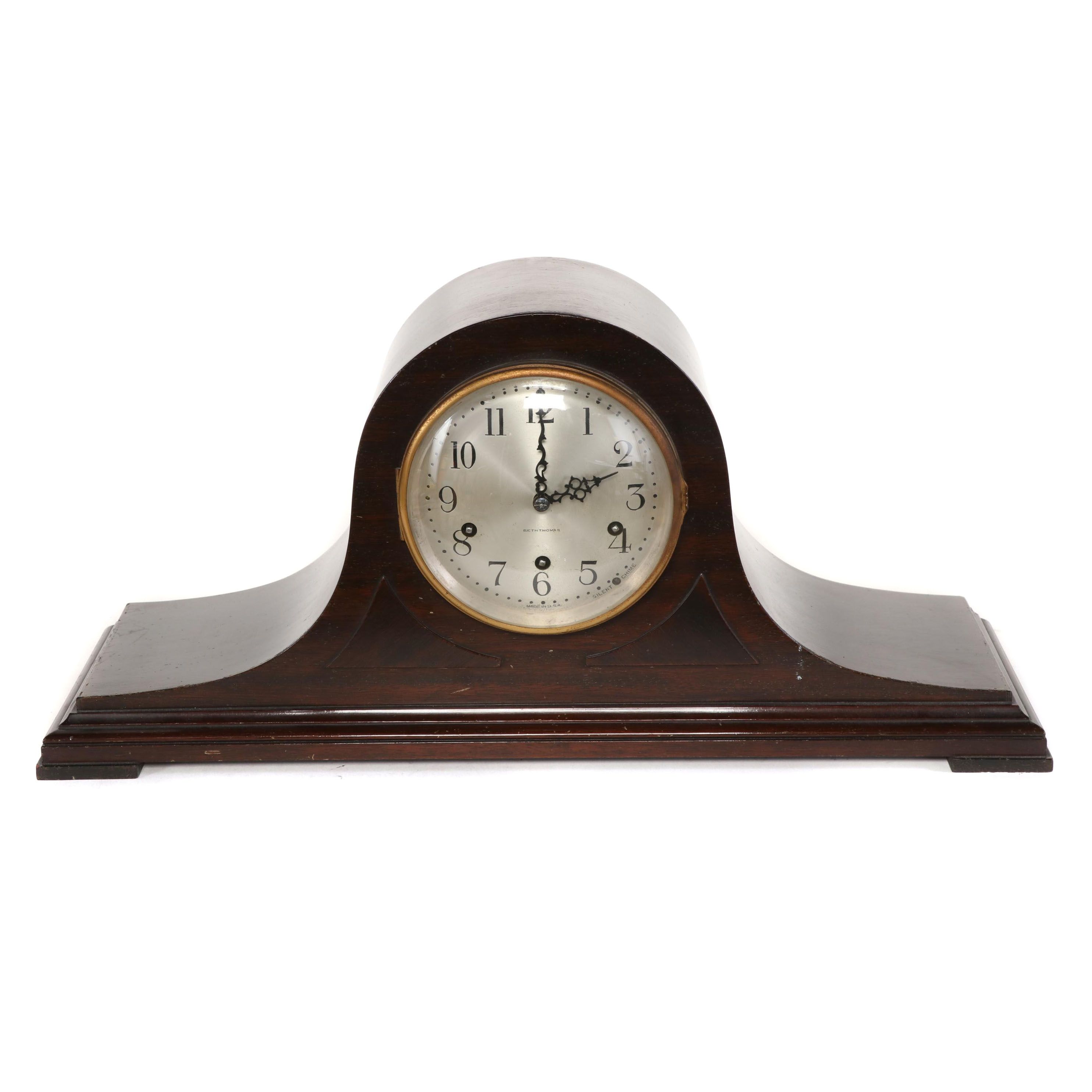 Seth Thomas Tambour Mantel Clock, circa 1920
