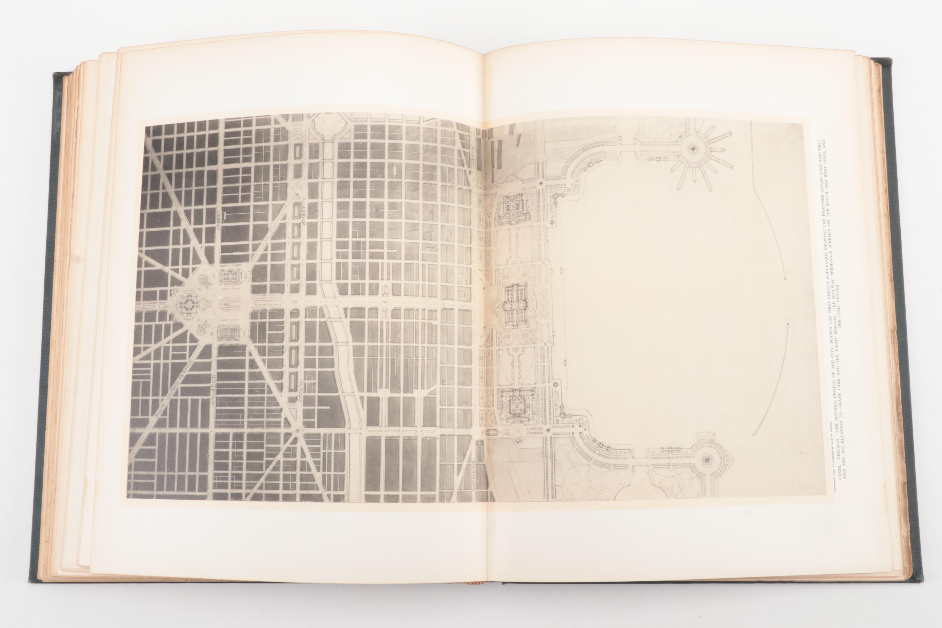 Limited Edition Folio "Plan of Chicago" by Burnham and Bennett, 1909