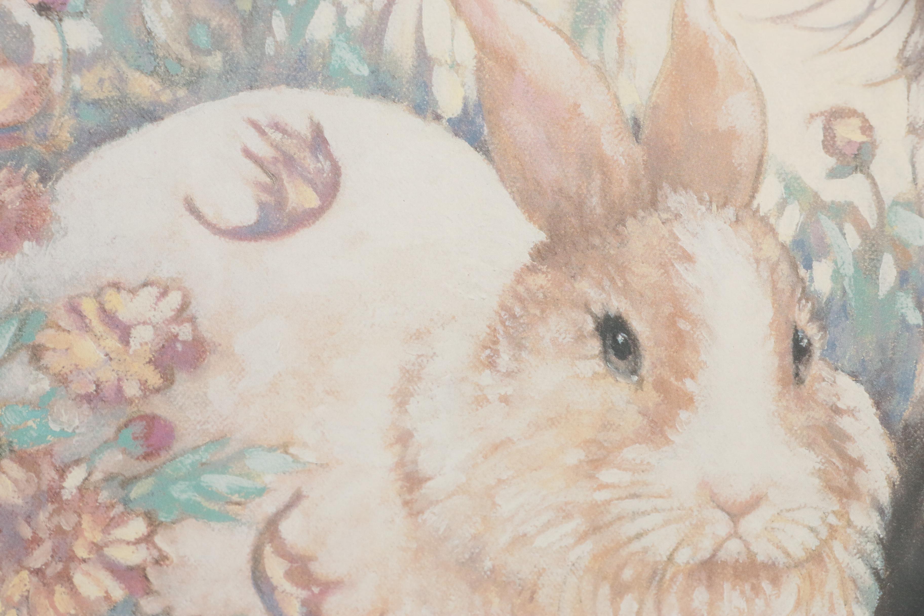 Offset Lithograph After Marilyn Johnson "Autumn"