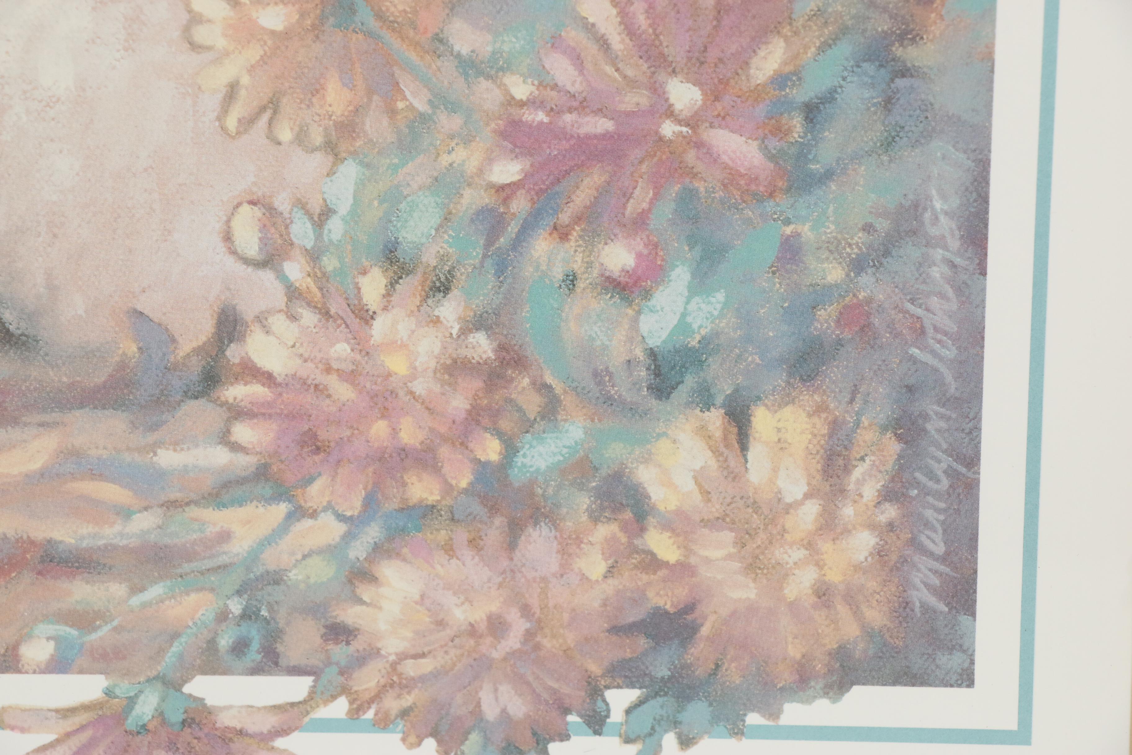 Offset Lithograph After Marilyn Johnson "Autumn"