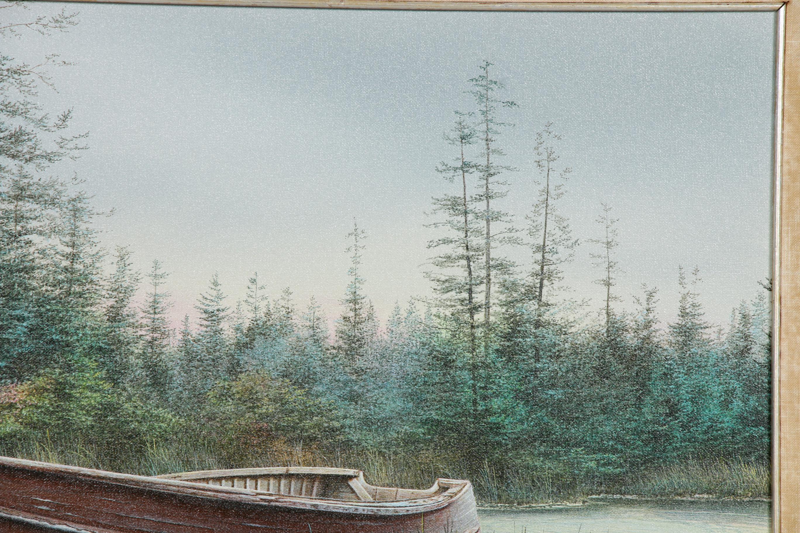 Frits Hoendervanger Acrylic Painting "Emerald Forest"