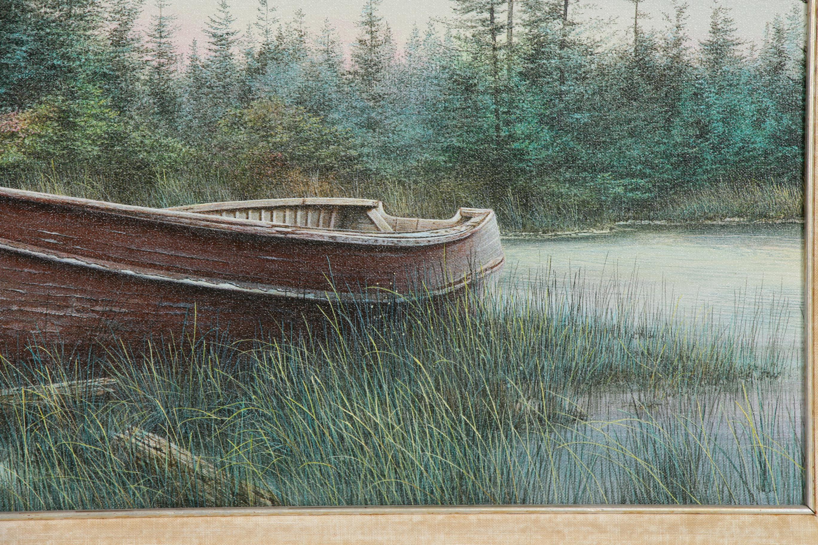 Frits Hoendervanger Acrylic Painting "Emerald Forest"