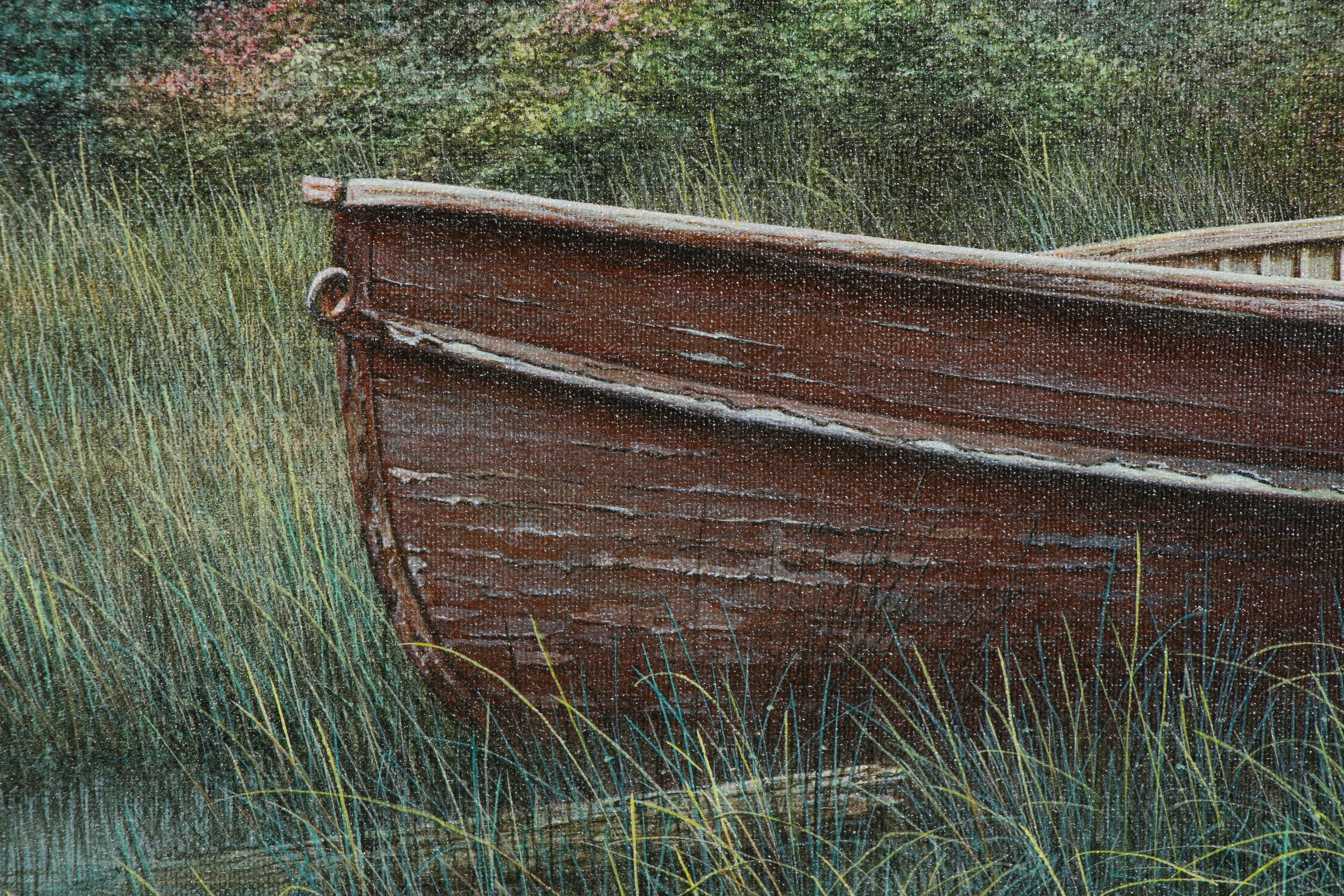 Frits Hoendervanger Acrylic Painting "Emerald Forest"