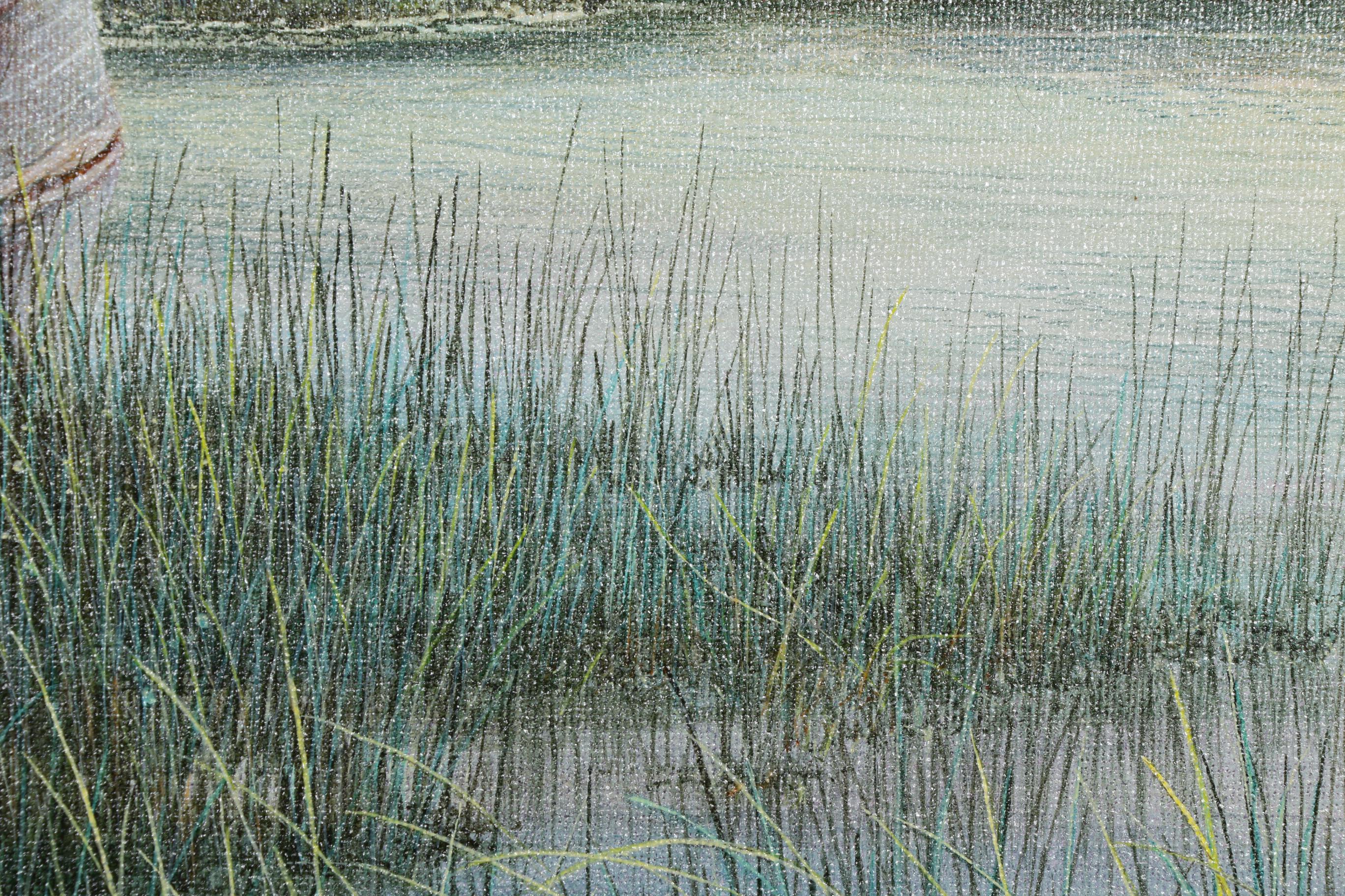 Frits Hoendervanger Acrylic Painting "Emerald Forest"