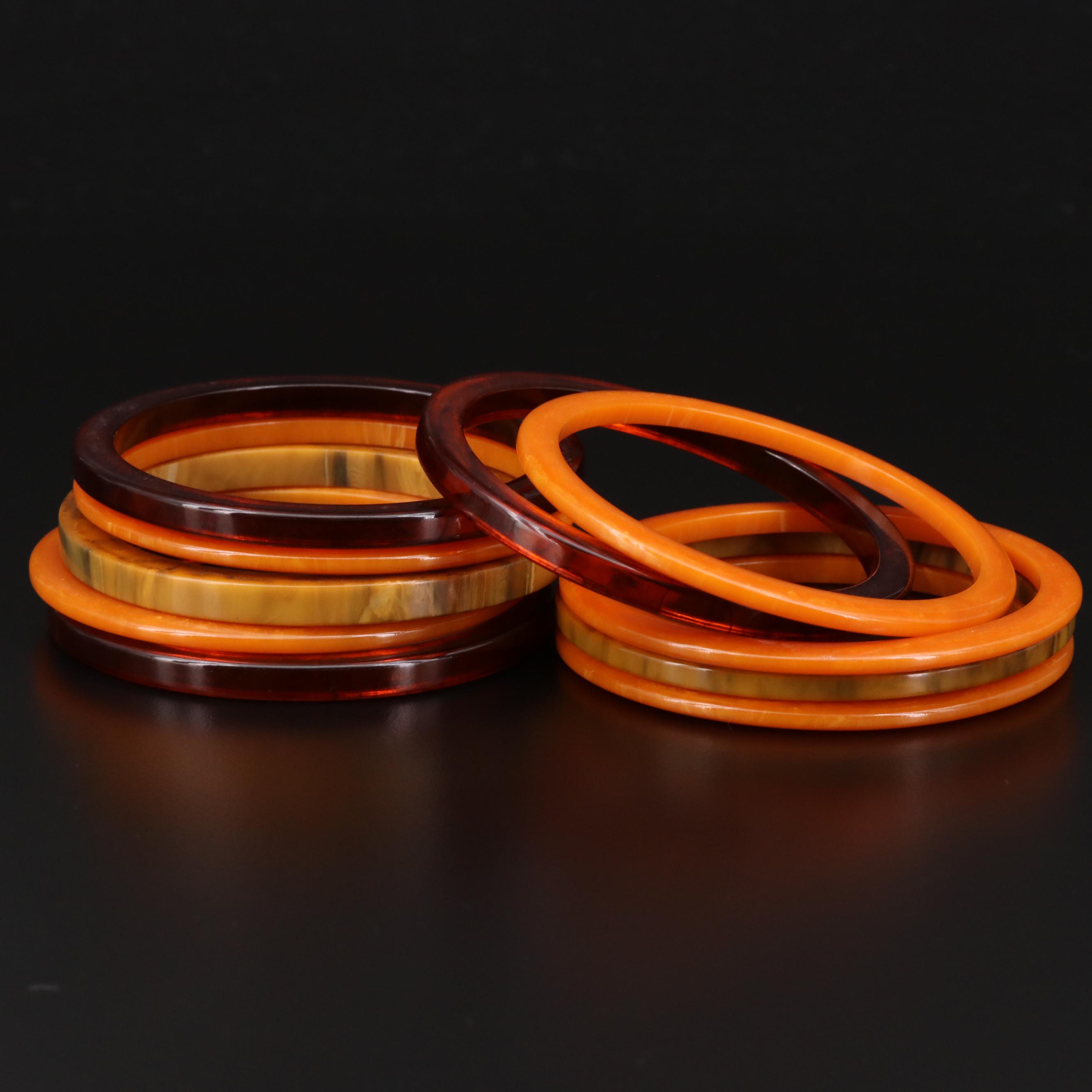 Vintage Bakelite Bangle Bracelets