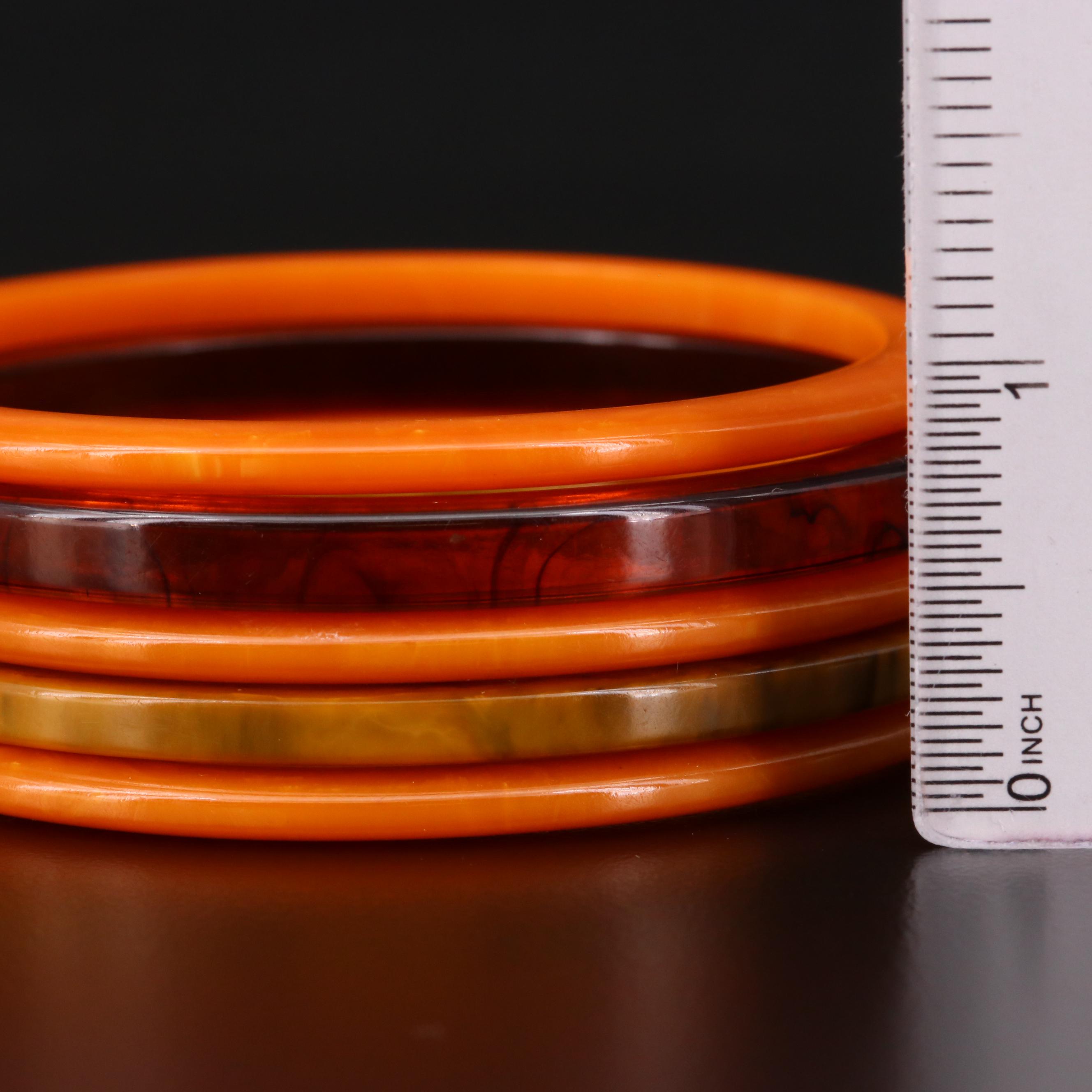 Vintage Bakelite Bangle Bracelets