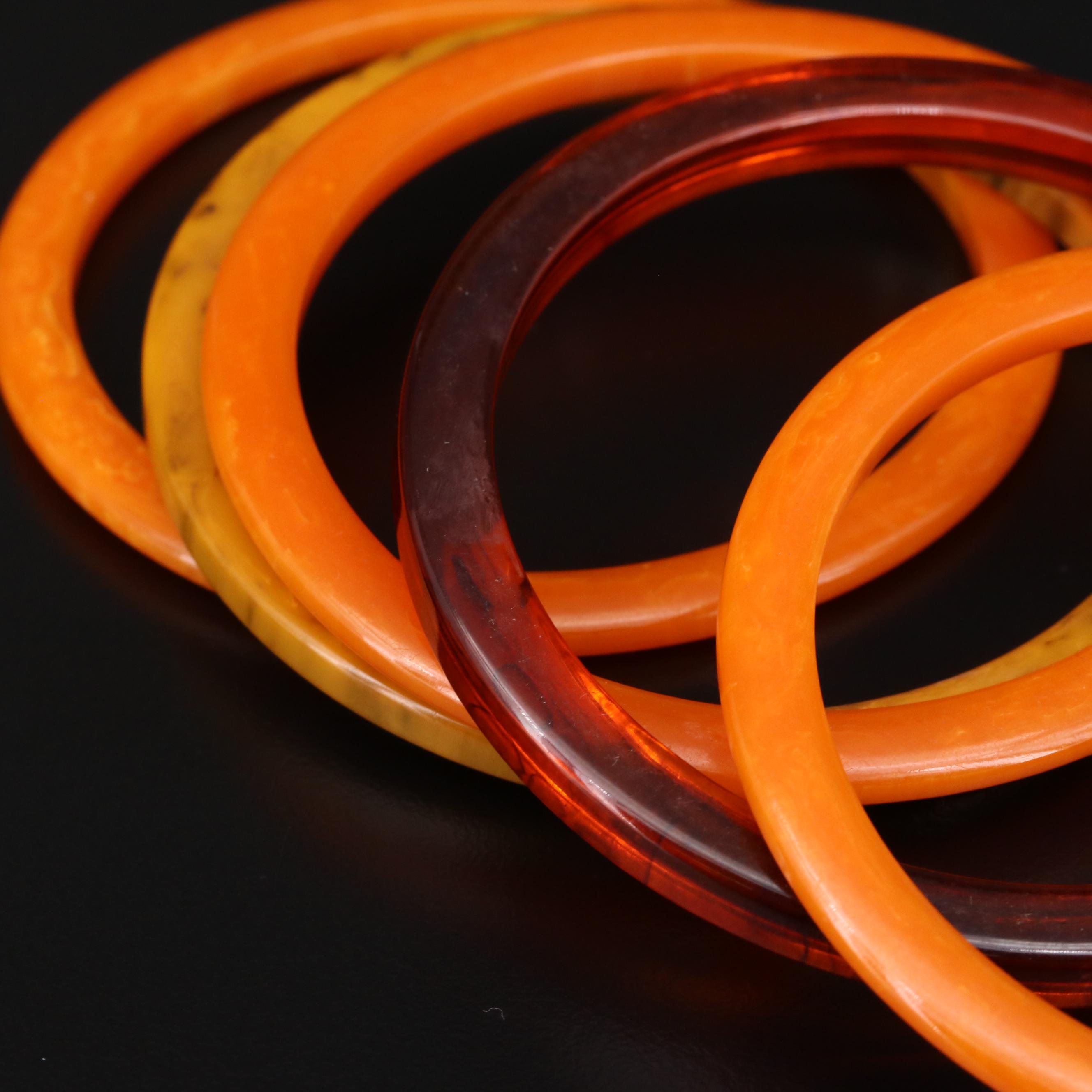 Vintage Bakelite Bangle Bracelets