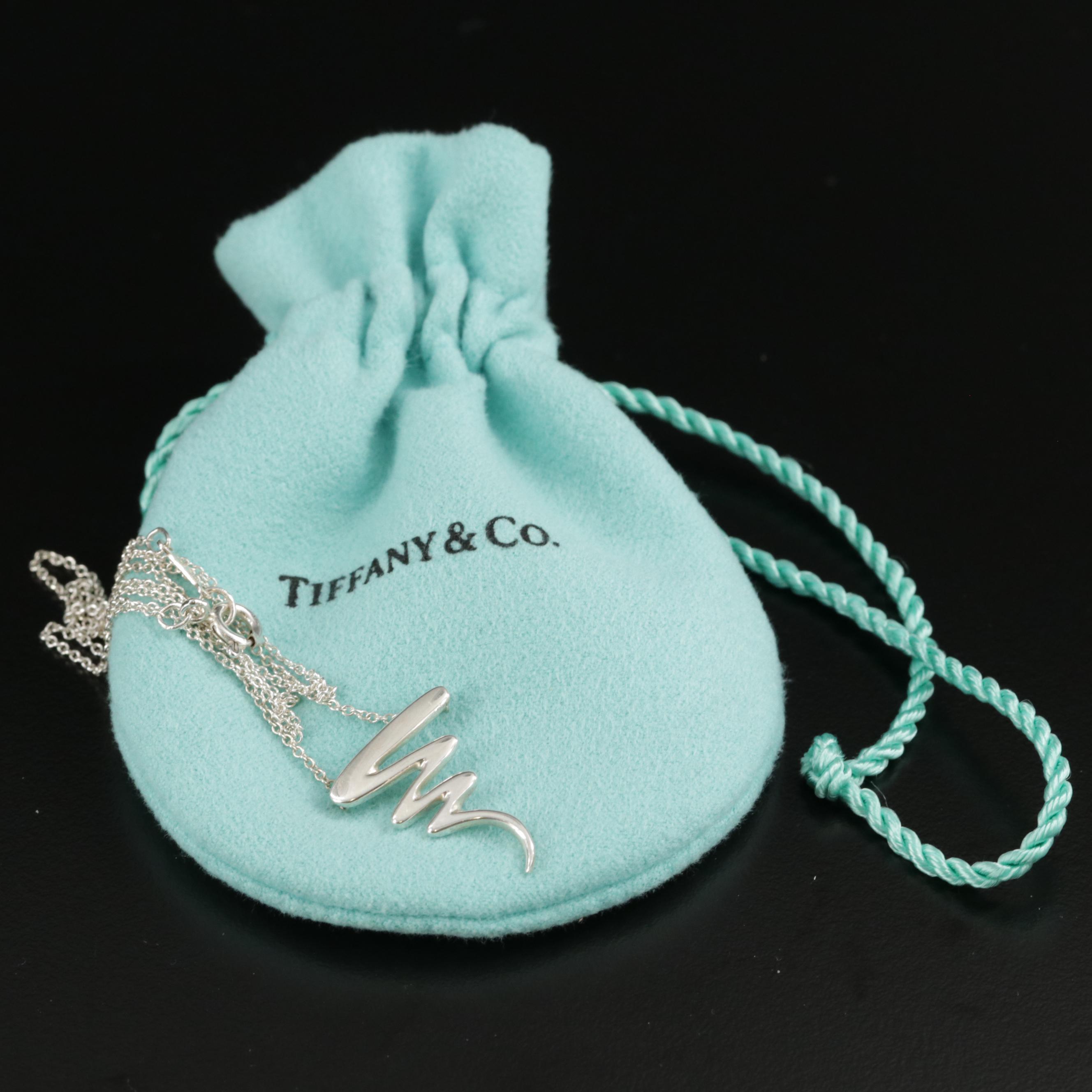 Paloma Picasso for Tiffany & Co. Sterling "Scribble" Necklace