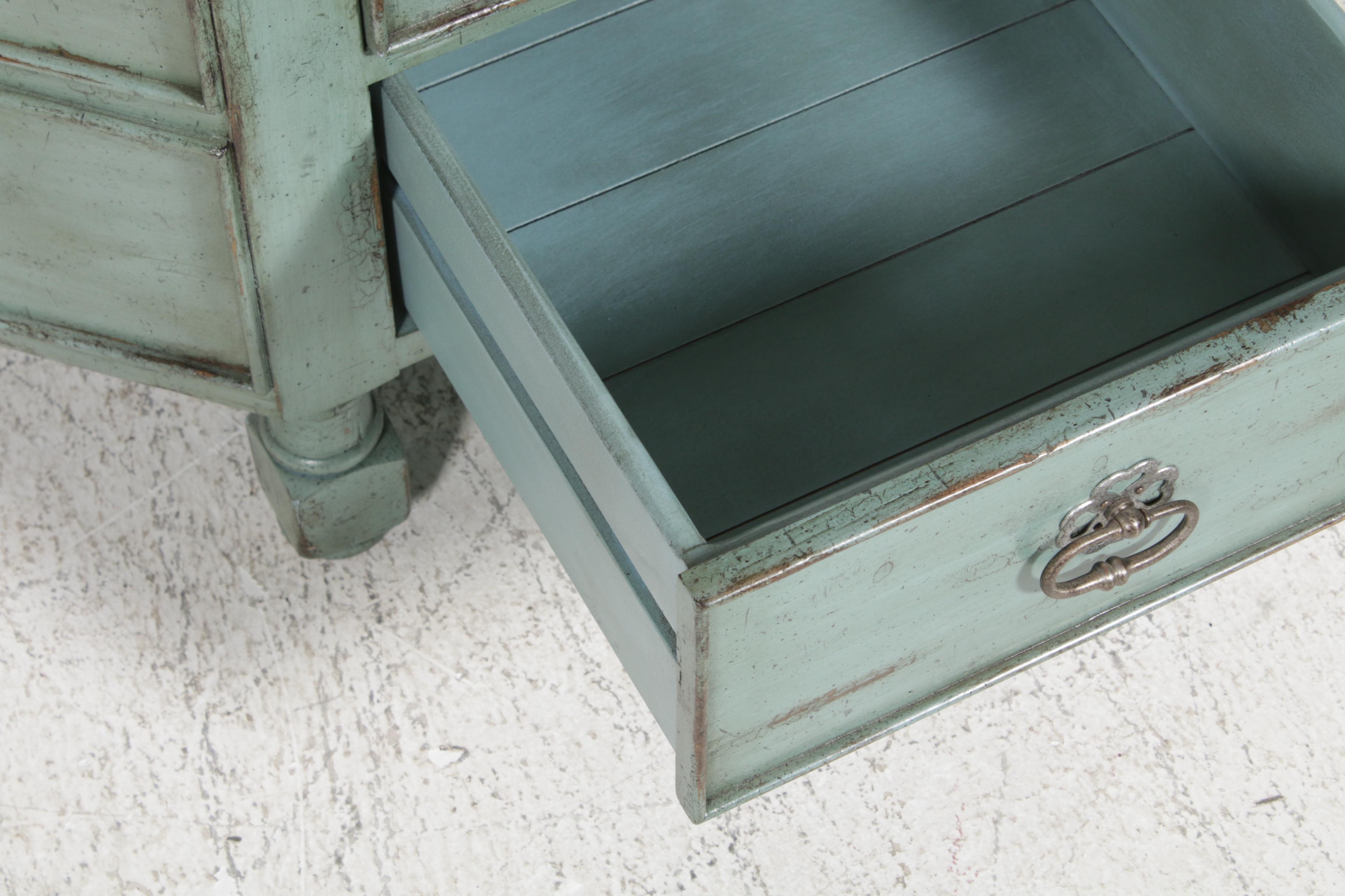 Farmhouse Style Octagon Coffee Table with Storage