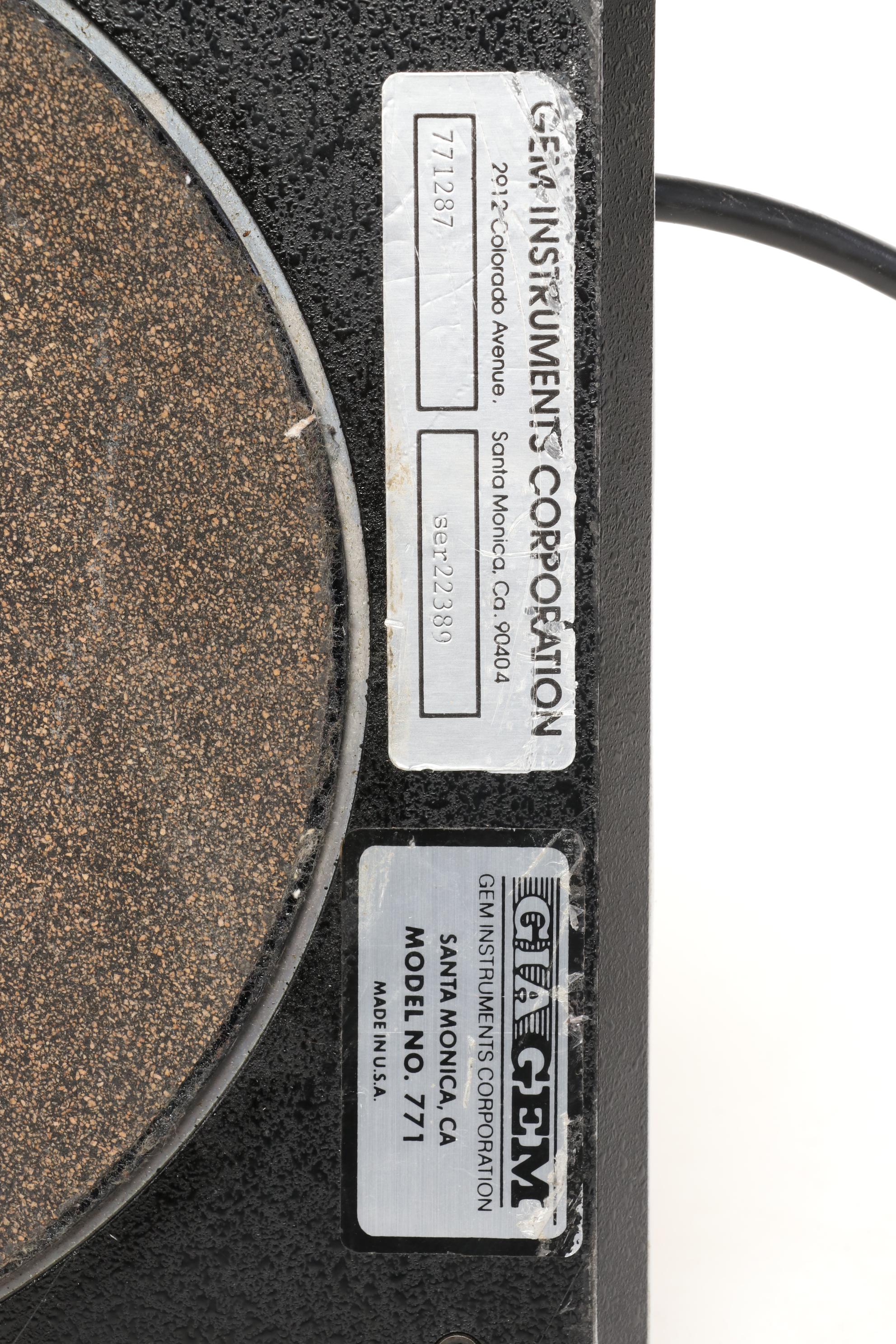 GIA Gemology Leica Gemolite Stereo Zoom Microscope with Plastic Cover