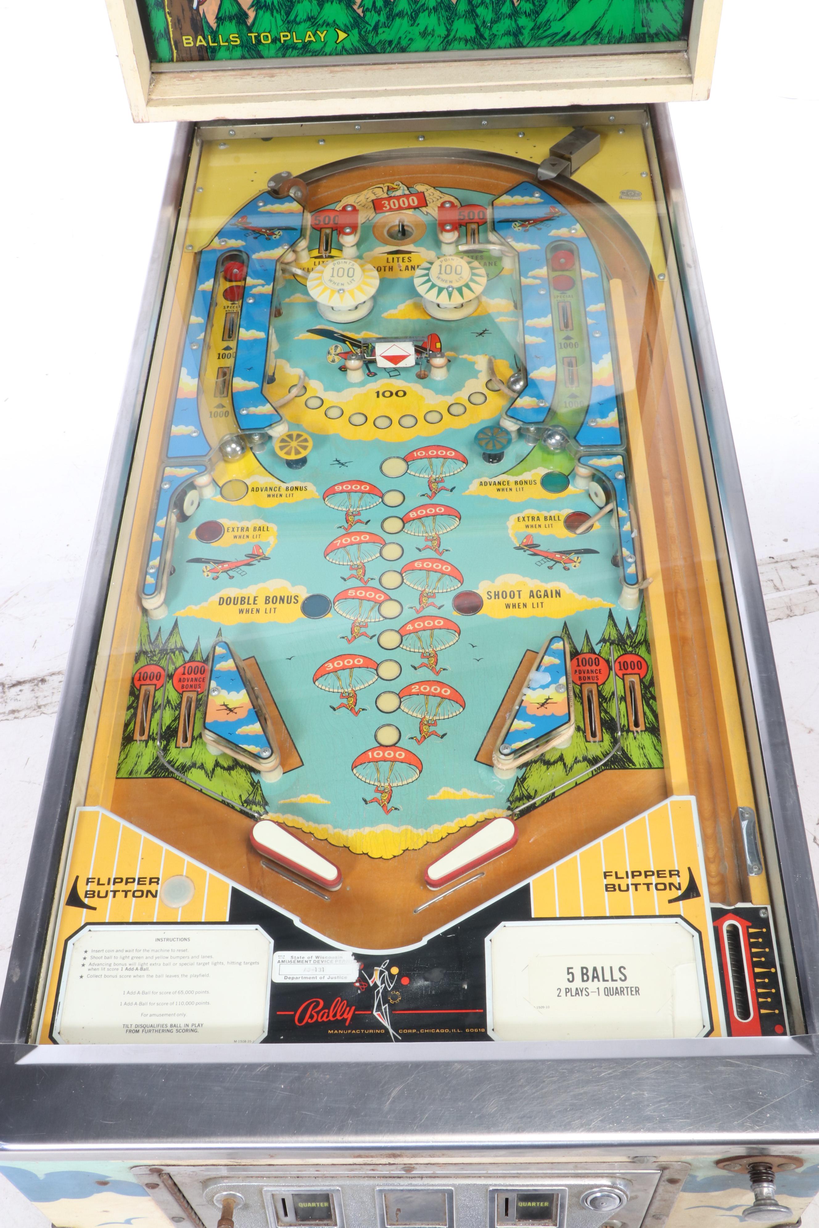 Bally "Sky Kings" Pinball Machine