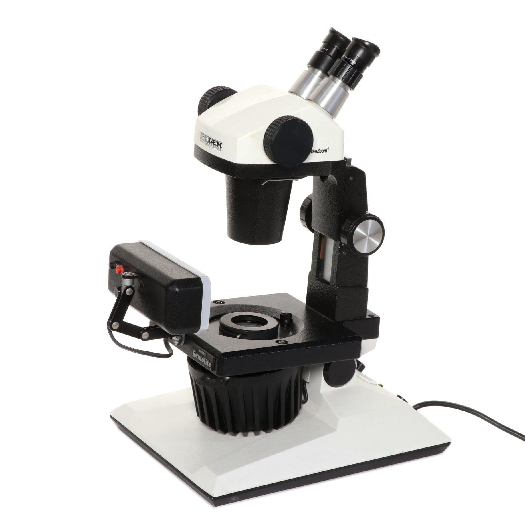 GIA Gemology Leica Gemolite Stereo Zoom Microscope with Plastic Cover