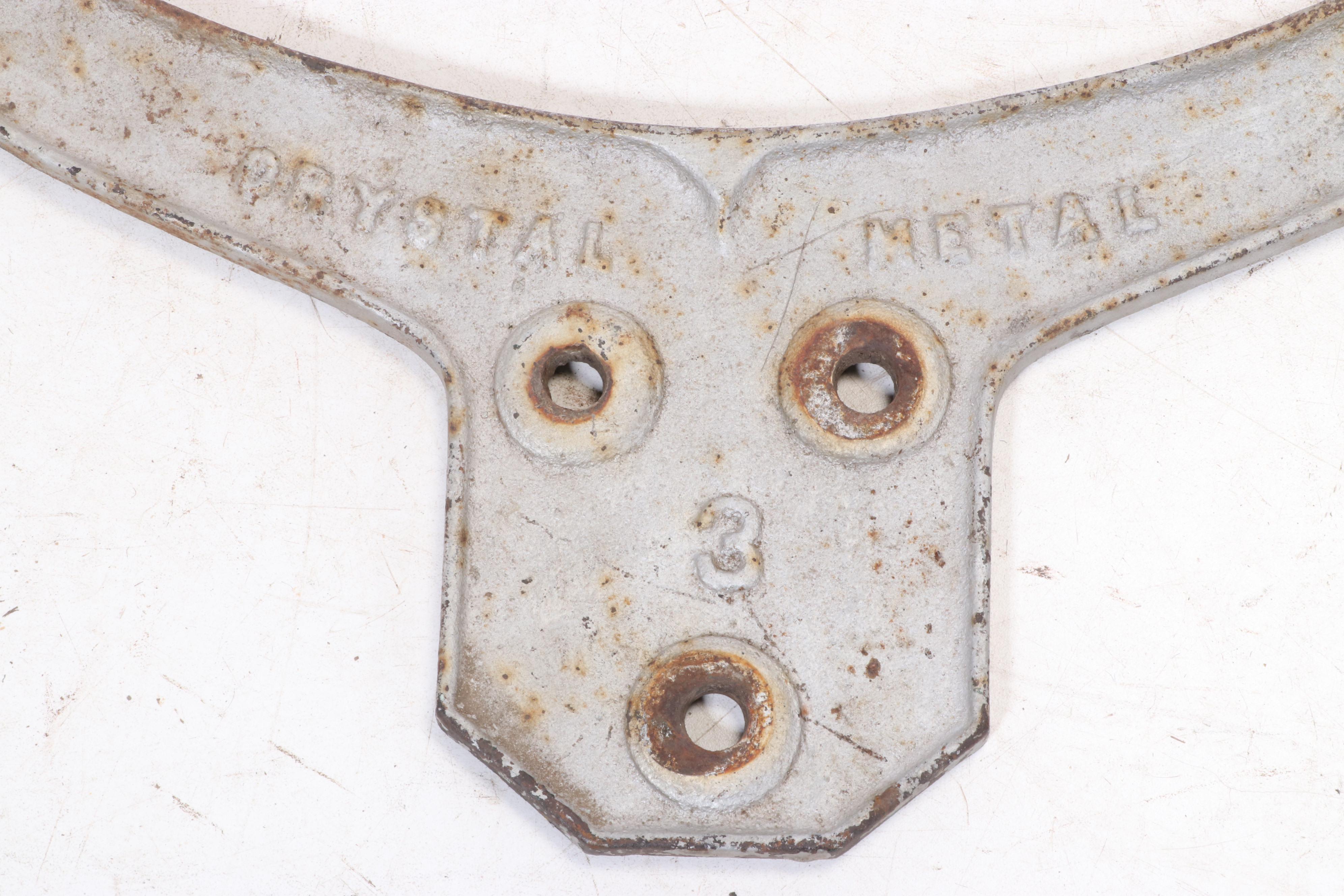 G. S. Bell & Co., Hillsboro, Ohio Cast Iron Bell with Yoke, Pat. 1886