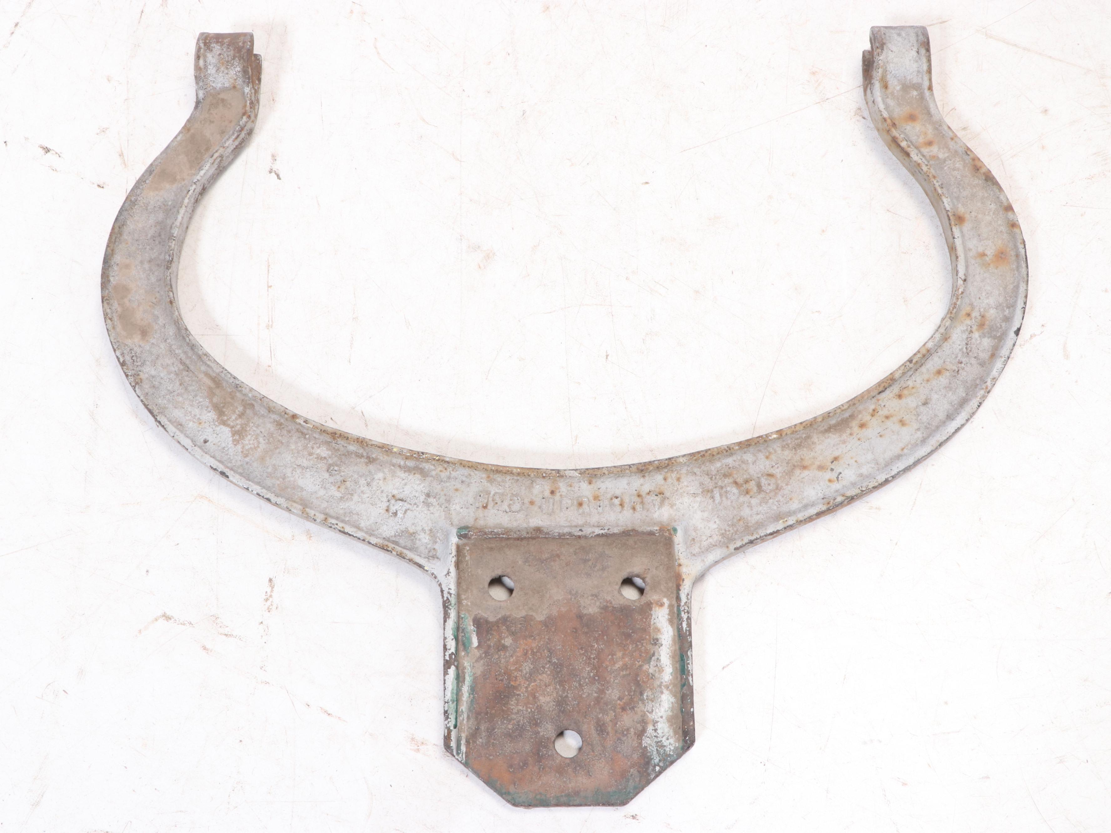 G. S. Bell & Co., Hillsboro, Ohio Cast Iron Bell with Yoke, Pat. 1886