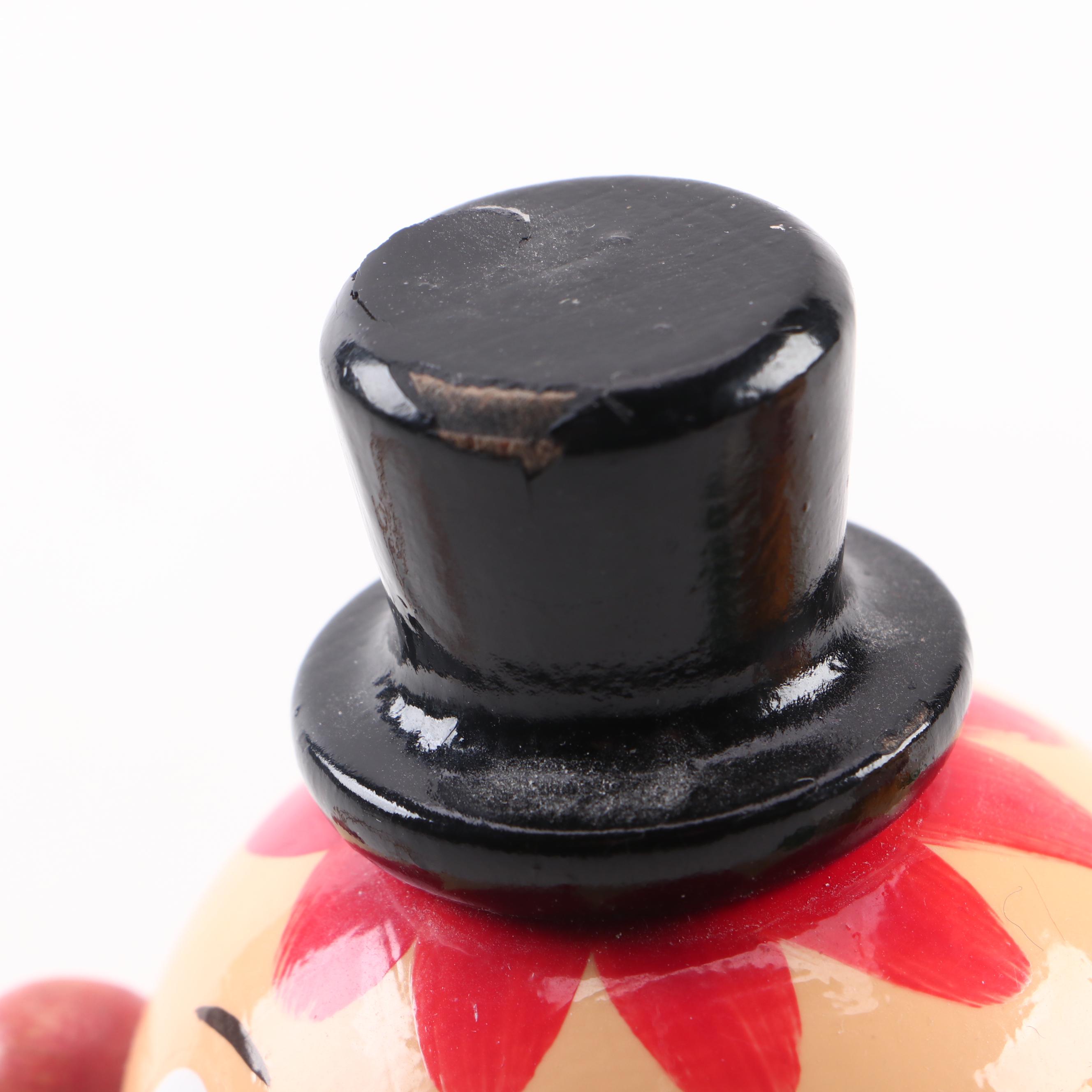 Walter, Schylling, and Fisher Price Pull Toys with "Jalopy" the Clown