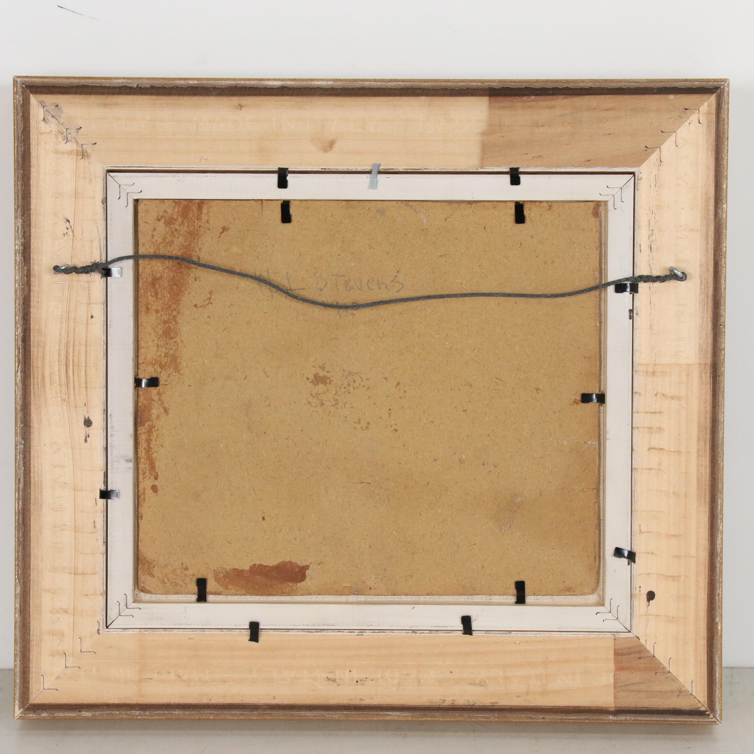 W.L. Stevens Landscape Oil Painting