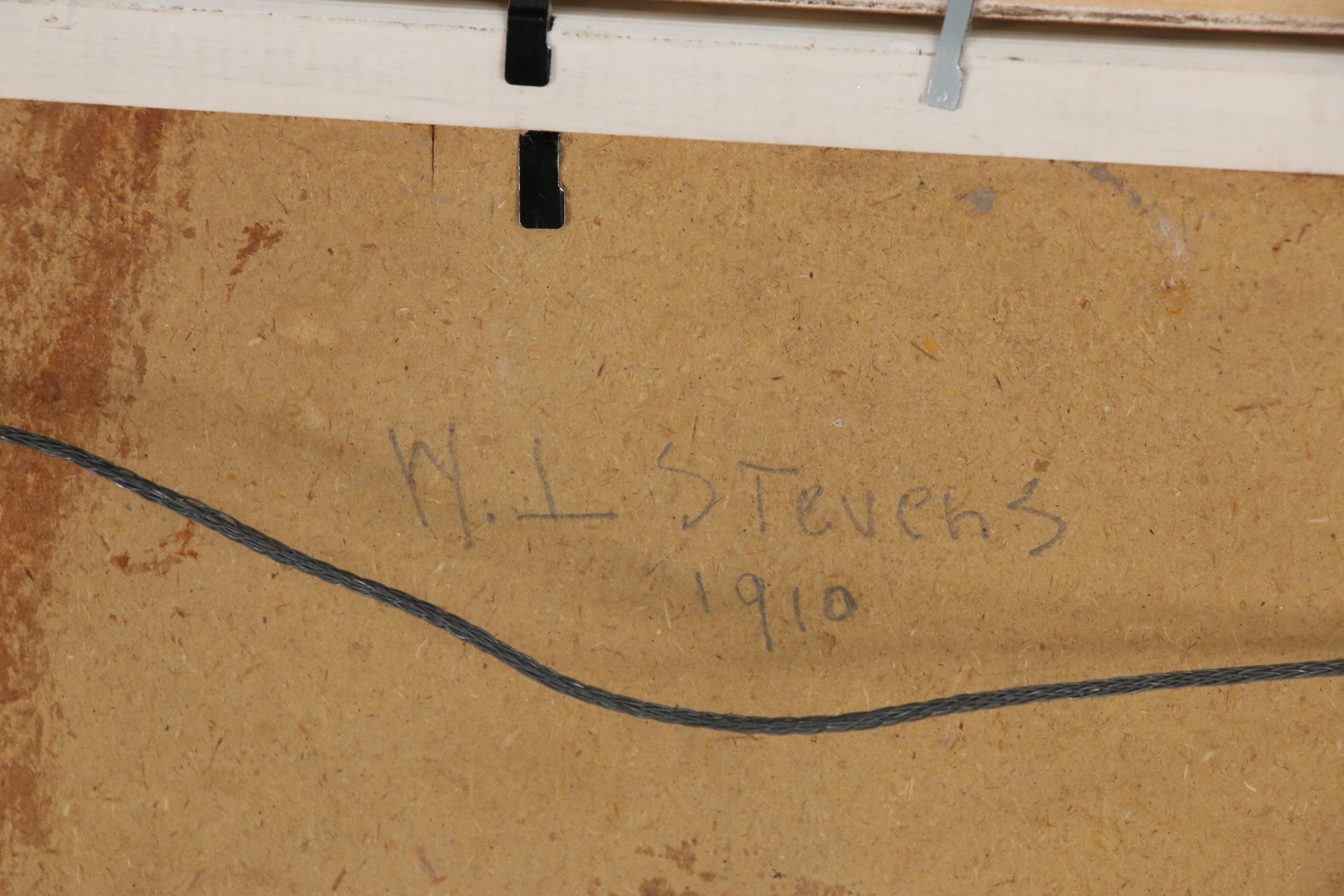 W.L. Stevens Landscape Oil Painting