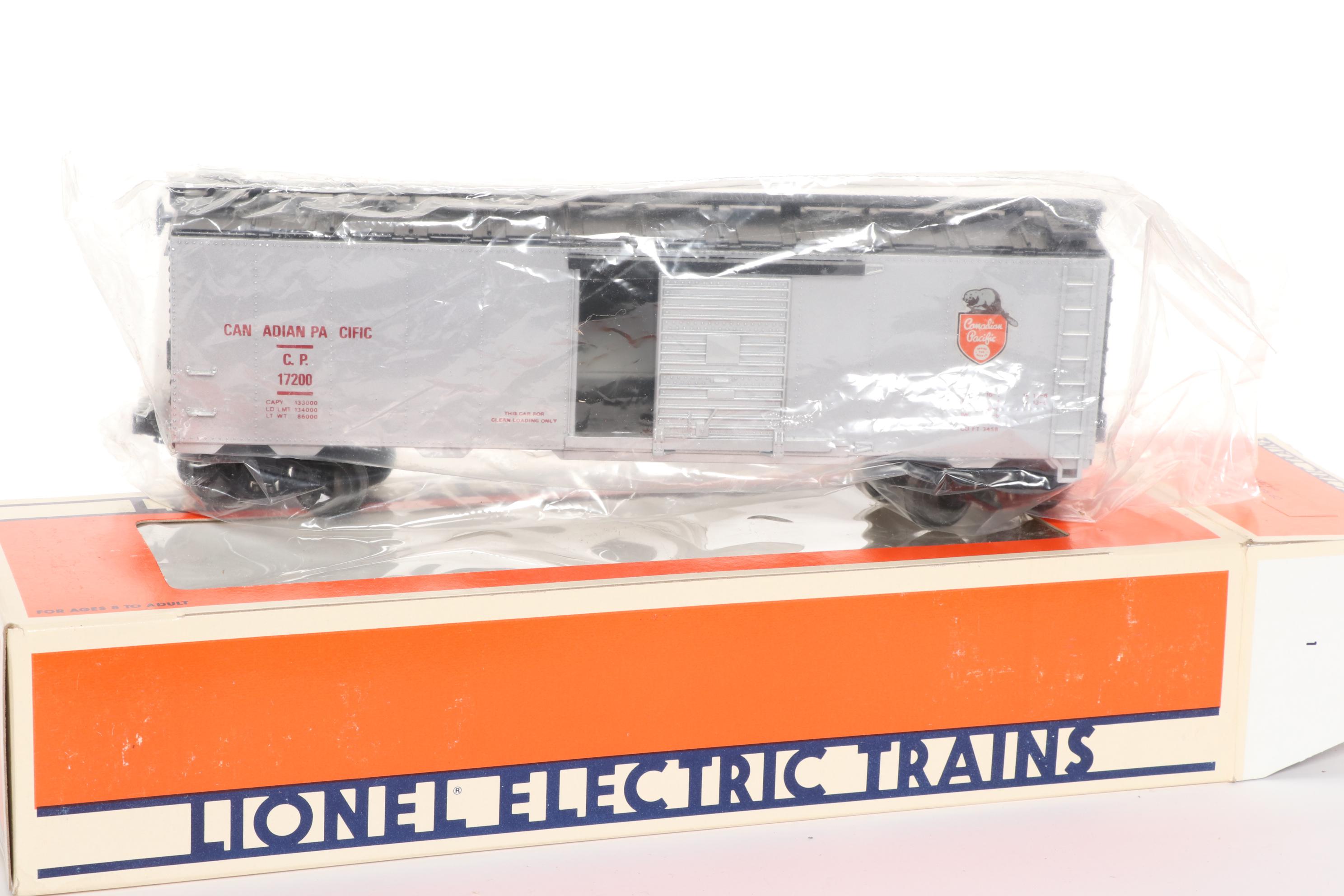 Lionel CP Rail Limited Model Train Set in Original Packaging, 1989