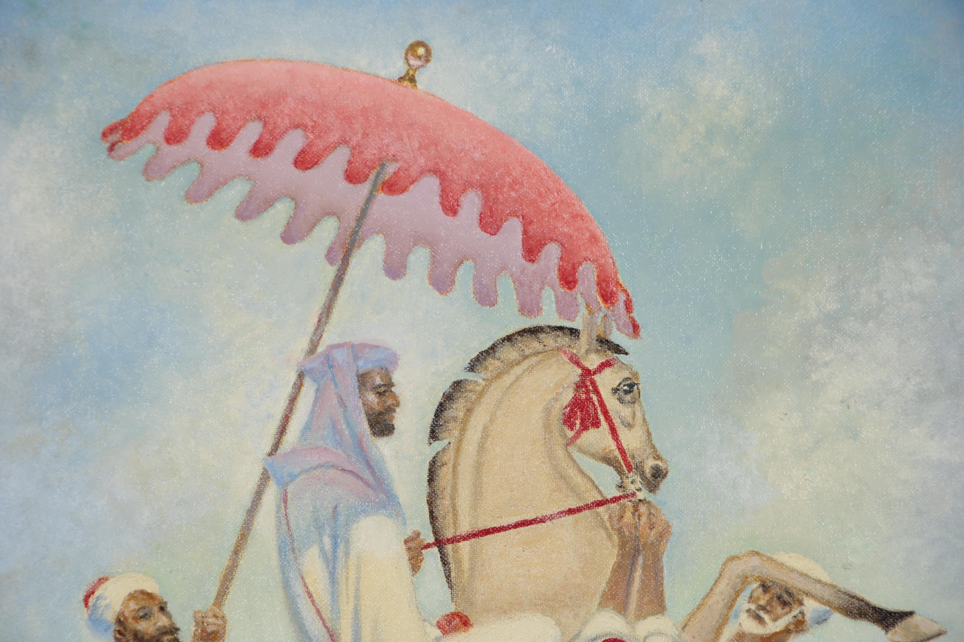 Charles Baskerville, Jr. Oil Painting "Moroccan Chief"