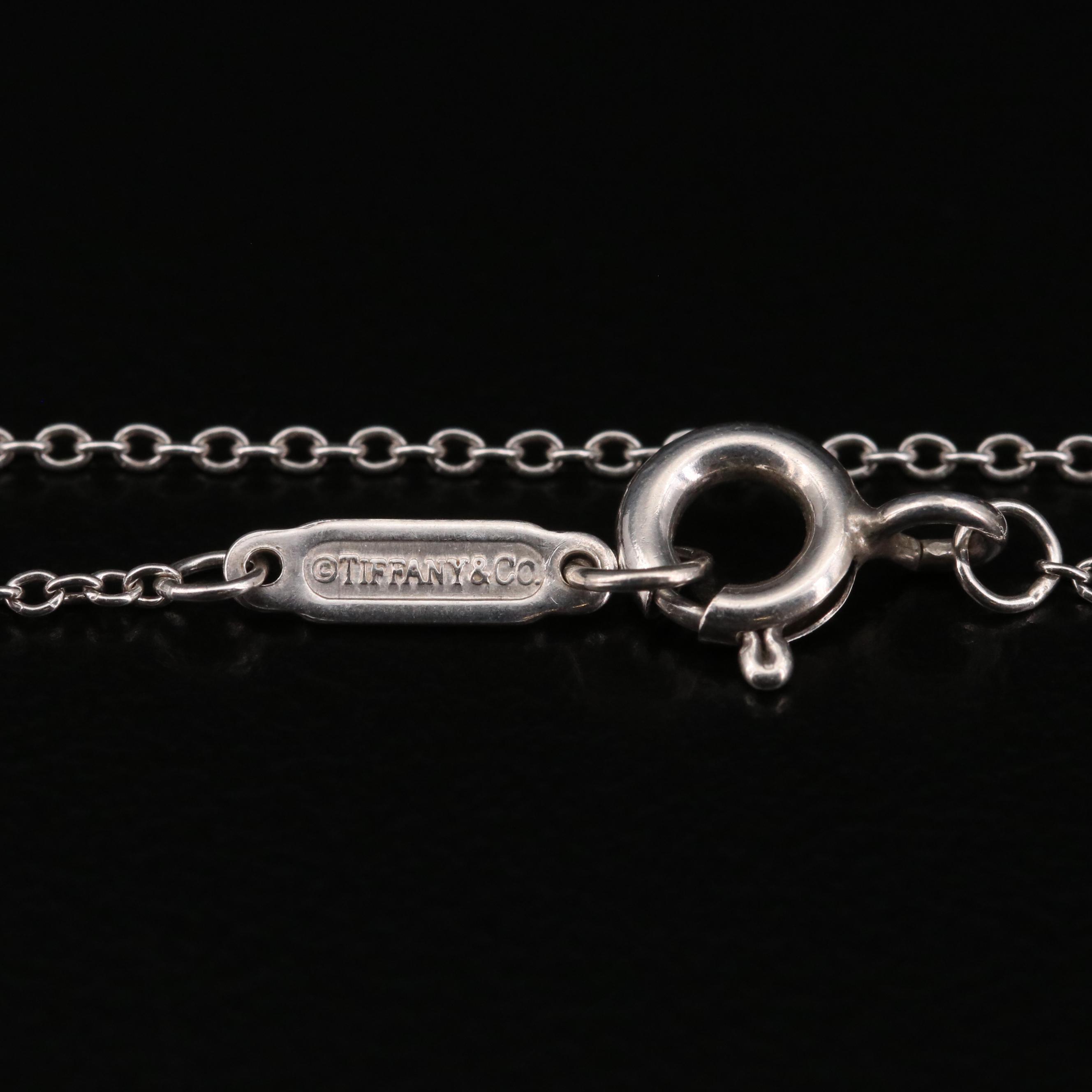 Tiffany & Co. "Return to Tiffany" Sterling Double Heart Necklace