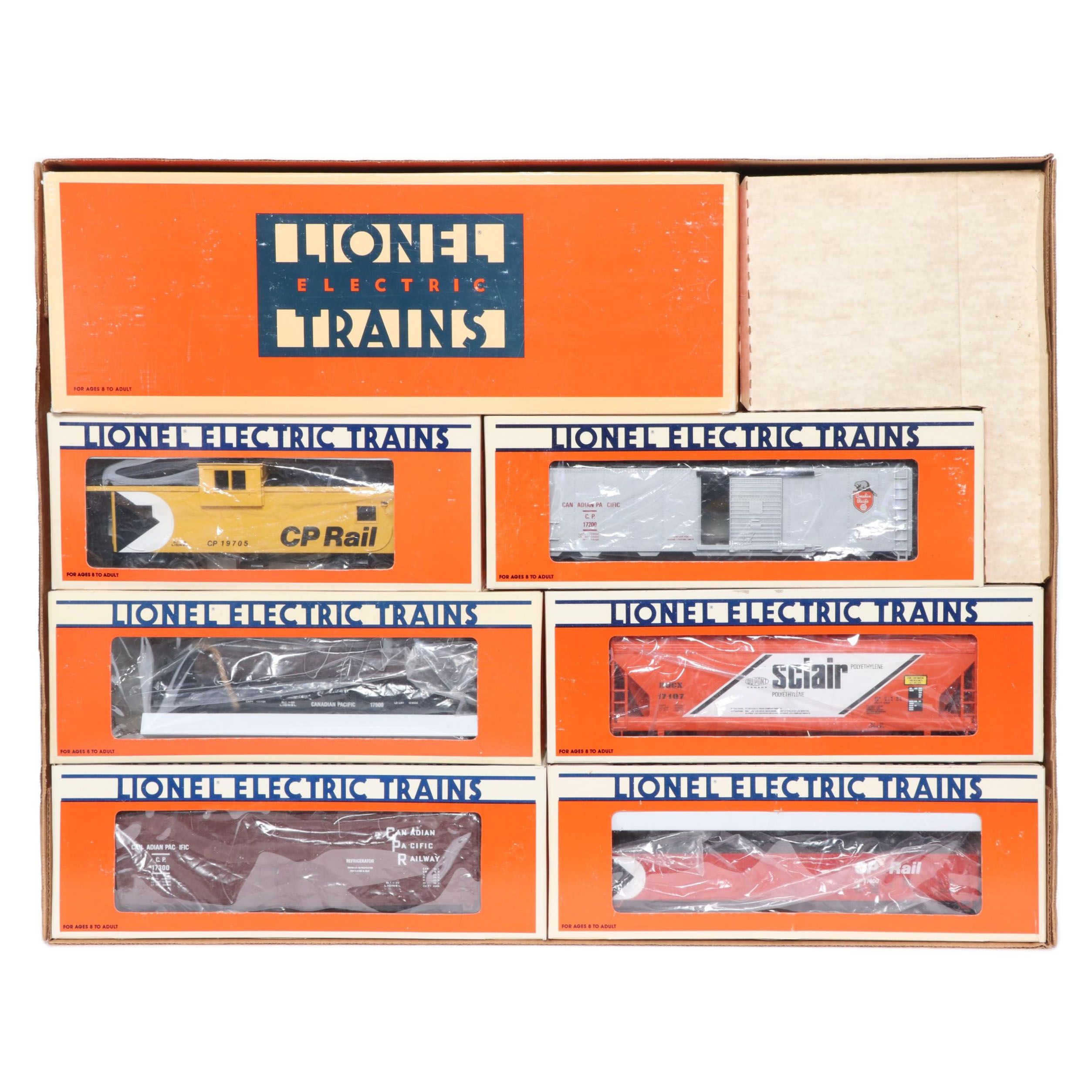 Lionel CP Rail Limited Model Train Set in Original Packaging, 1989